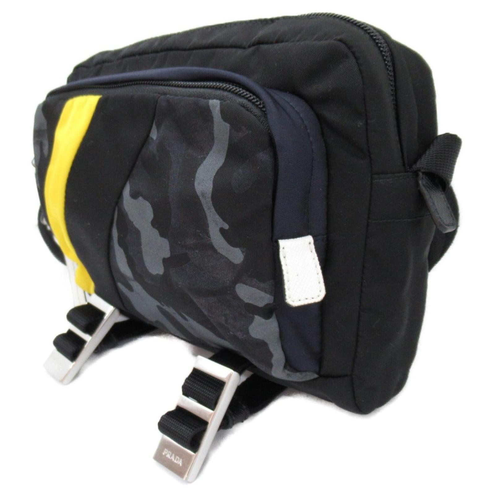 Prada Tessuto Camouflage Messenger Bag Canvas Shoulder Bag 2VH043 