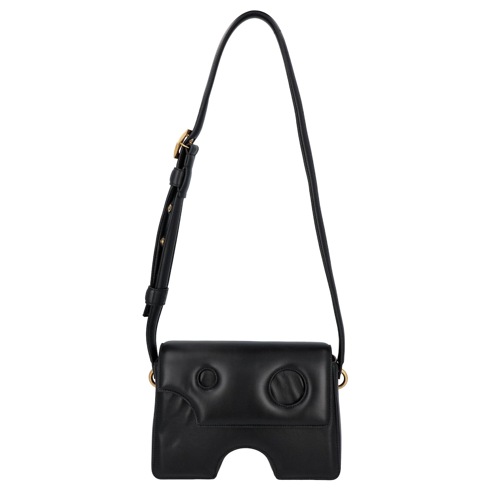 Off-White オフホワイト BURROW-27 ショルダーバッグ ベージュ Off-White オフホワイト Burrow レザーショルダーバッグ | ピンク