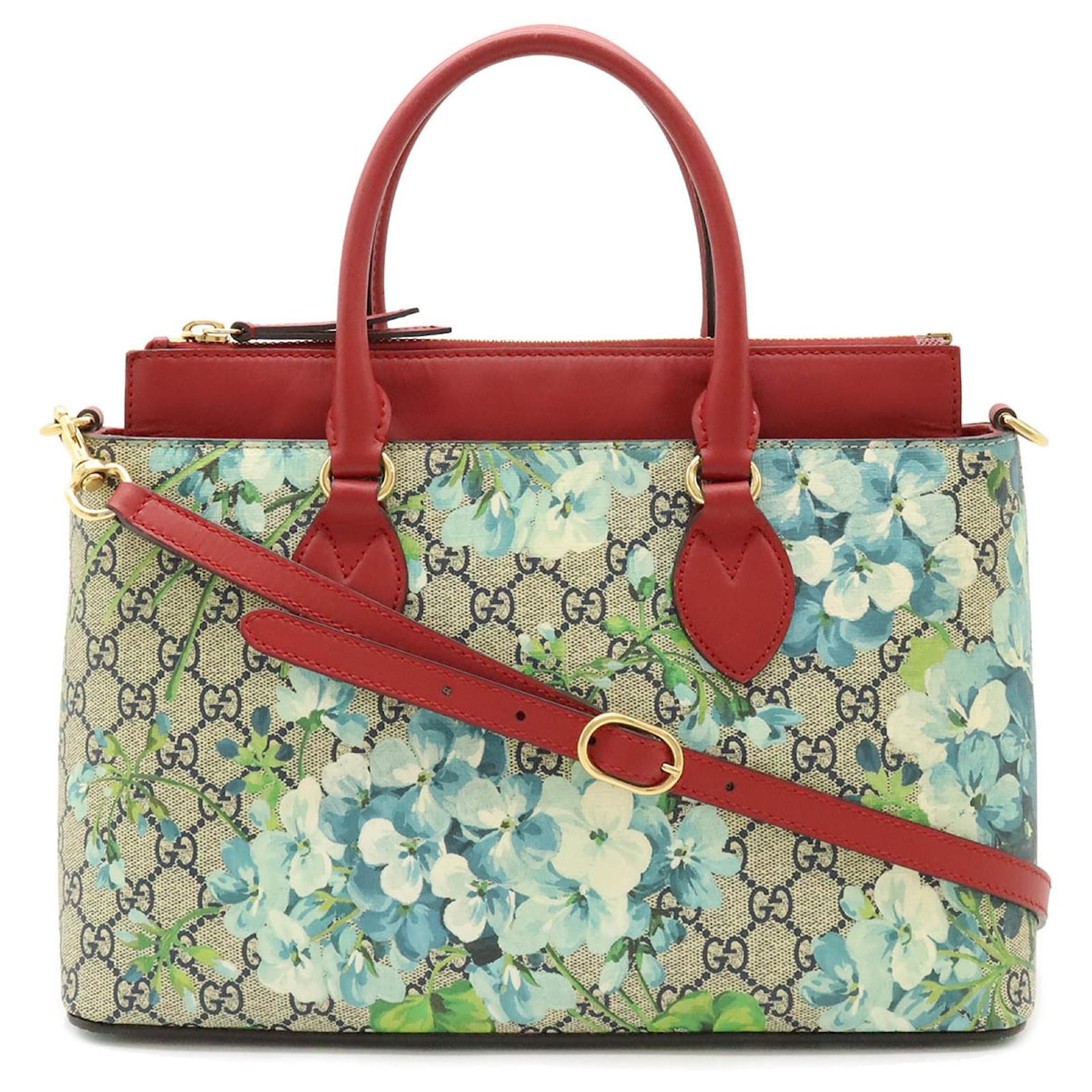 Gucci GG Blooms Handbag Shoulder Bag Red Blue Multiple colors