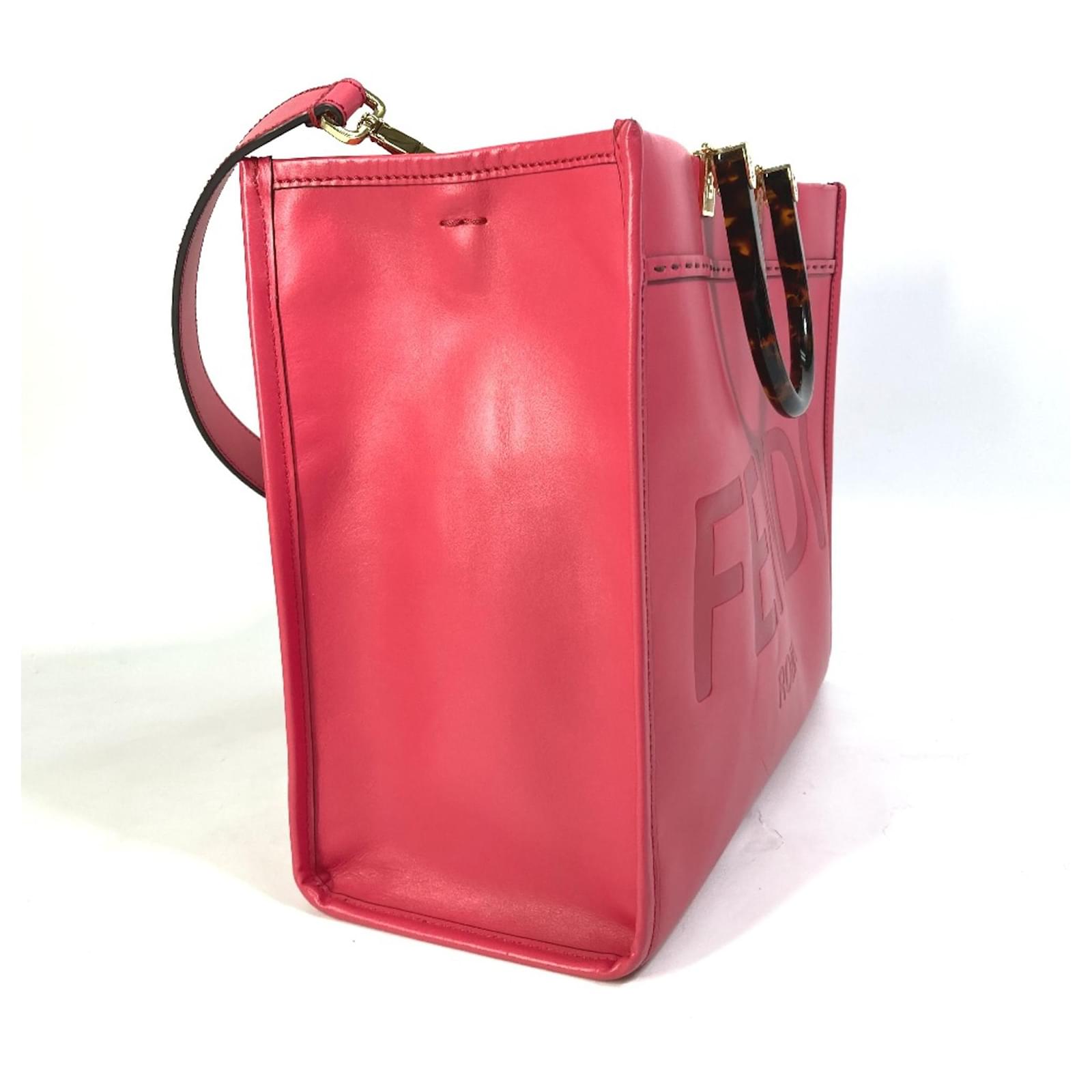 バッグ FENDI/suede leather tote bag pink Fendi Leather 3Jours Tote Bag - Consigned Designs