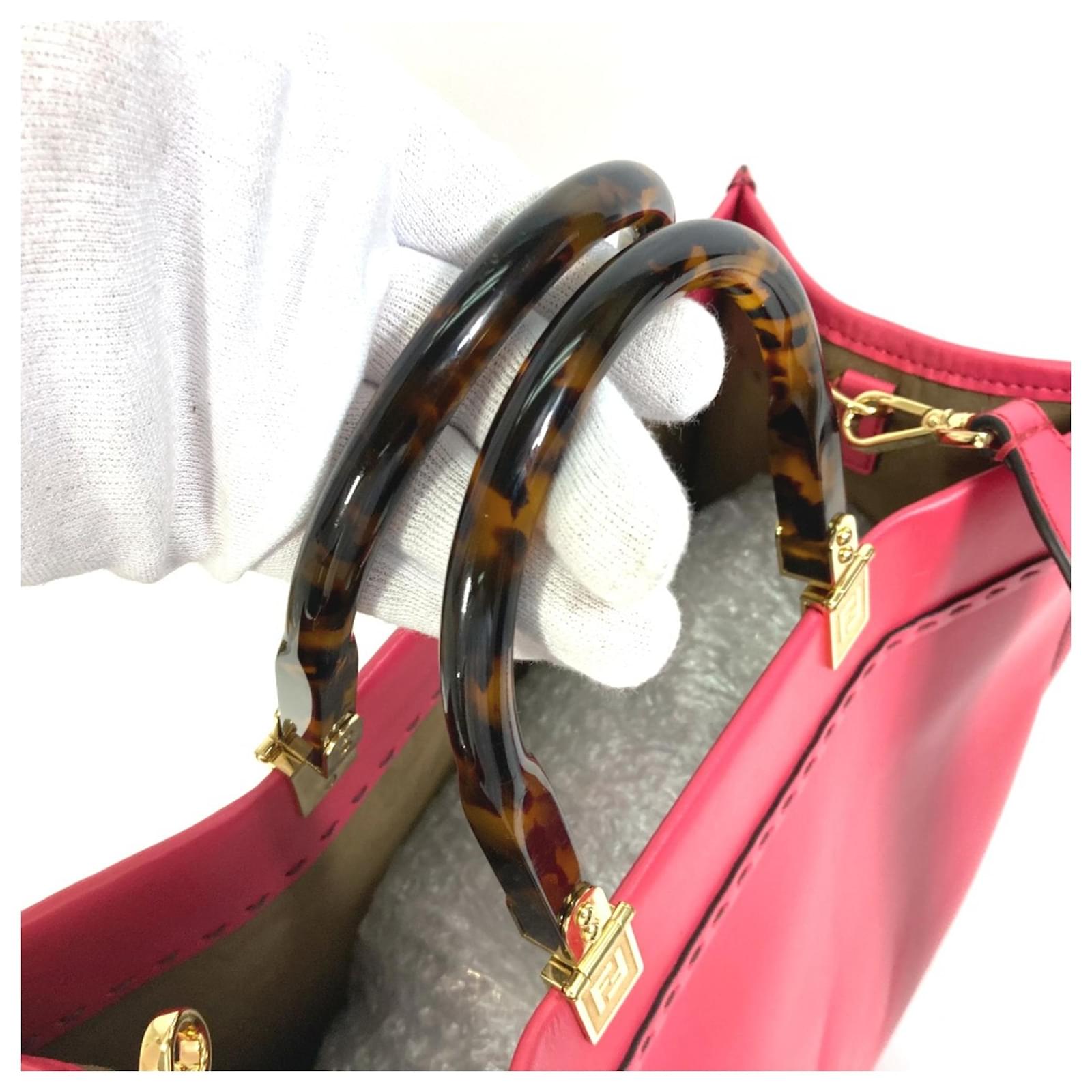 Fendi Pink Leather Tote Bag ref.1462466 - Joli Closet