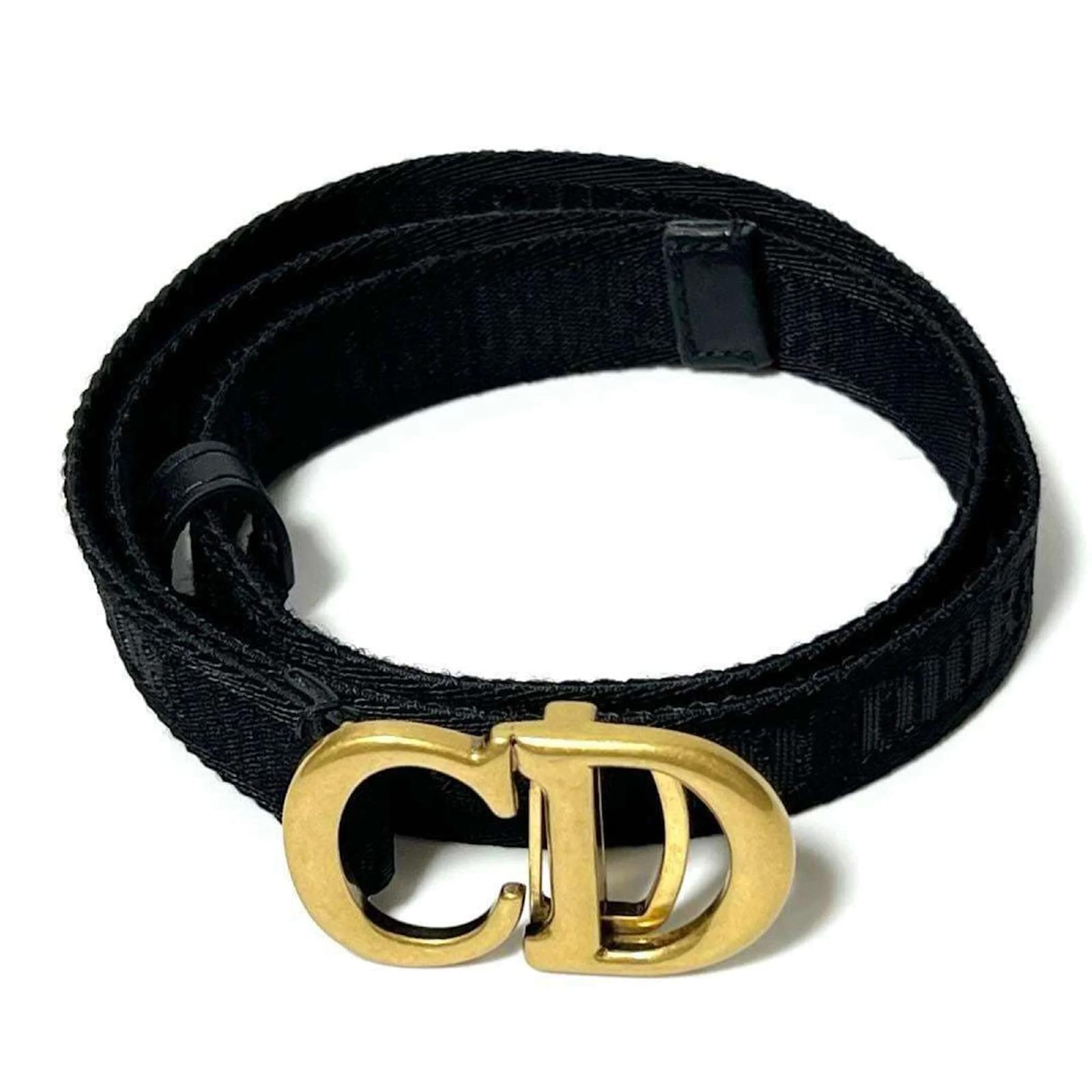 Christian Dior Women's Saddle Belt Black ref.1462994 - Joli