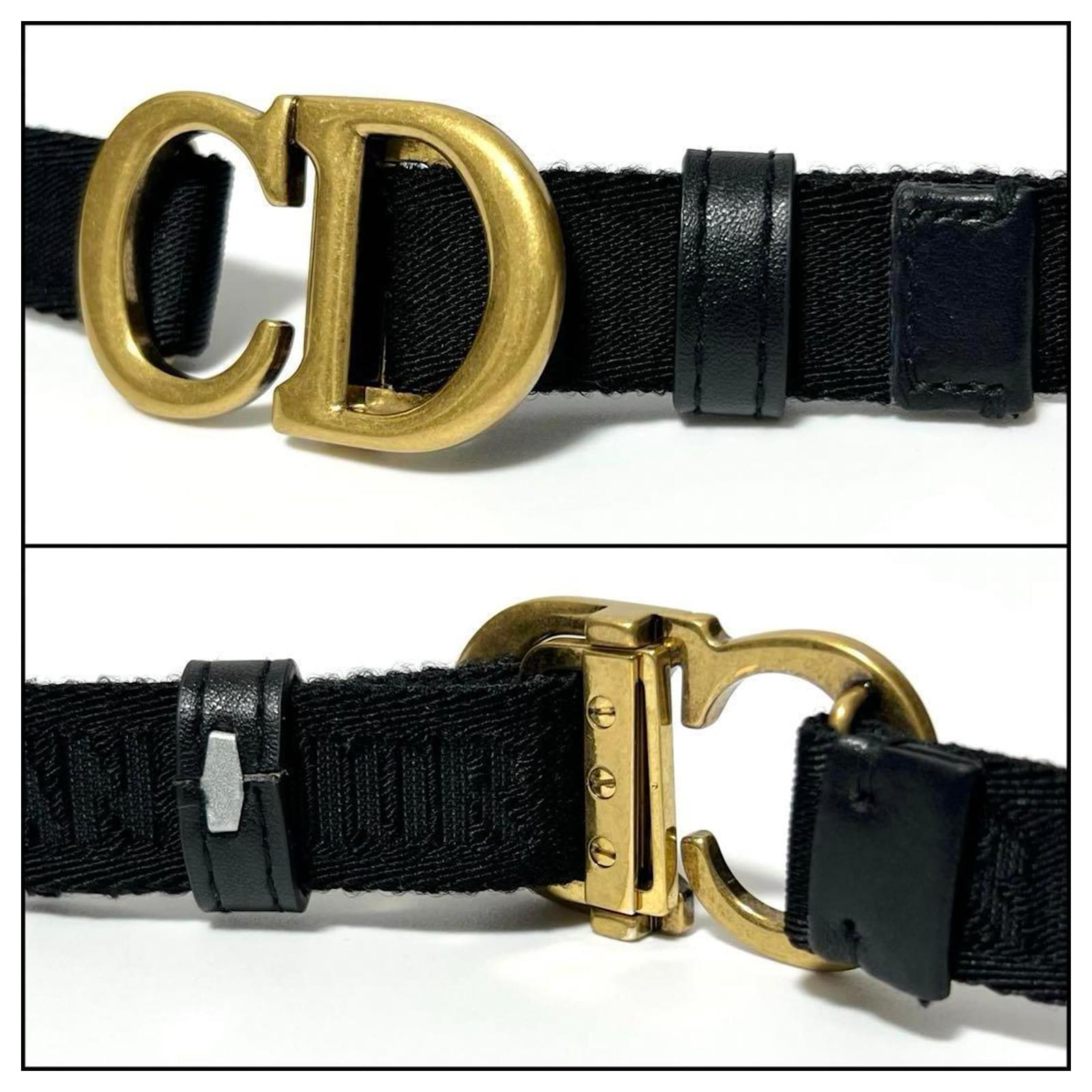 Dior SADDLE ベルト　ブラック Saddle Belt Black Smooth Calfskin, 13.5 CM | DIOR