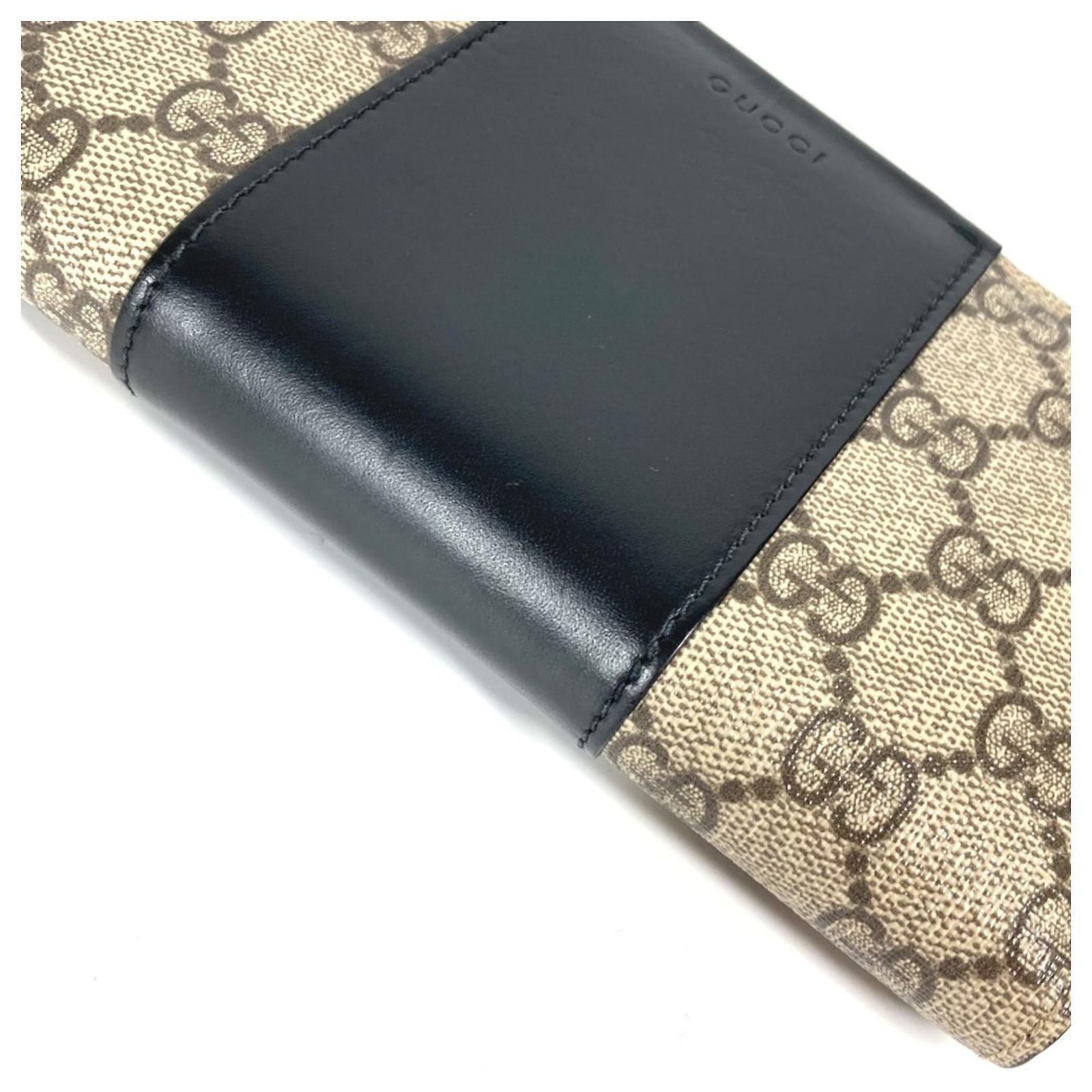 Gucci GG Supreme Zip Around Long Wallet Beige ref.1463086  display picture 1
