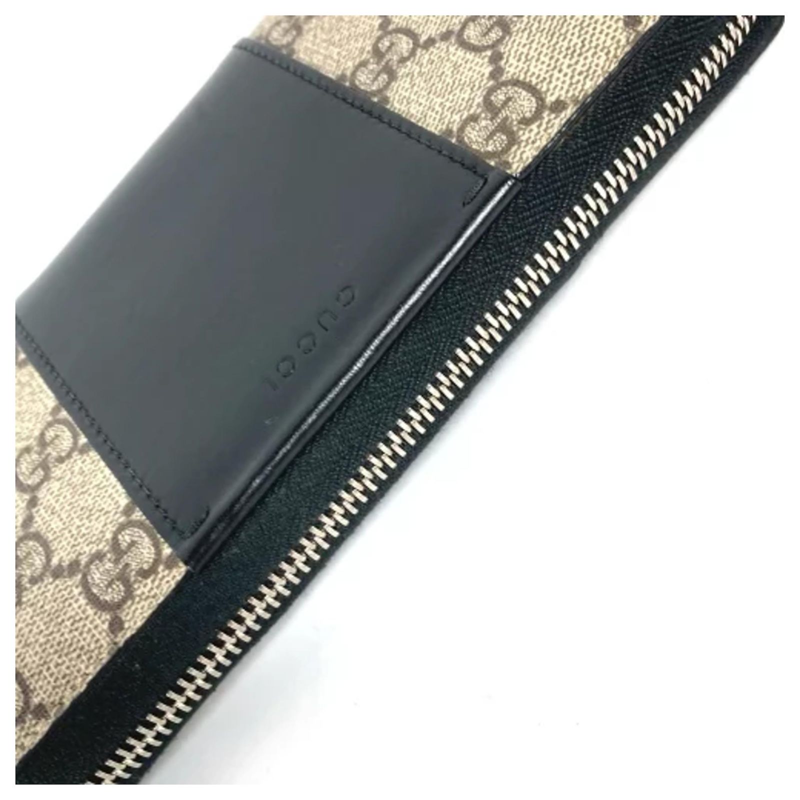 Gucci GG Supreme Zip Around Long Wallet Beige ref.1463086  display picture 1