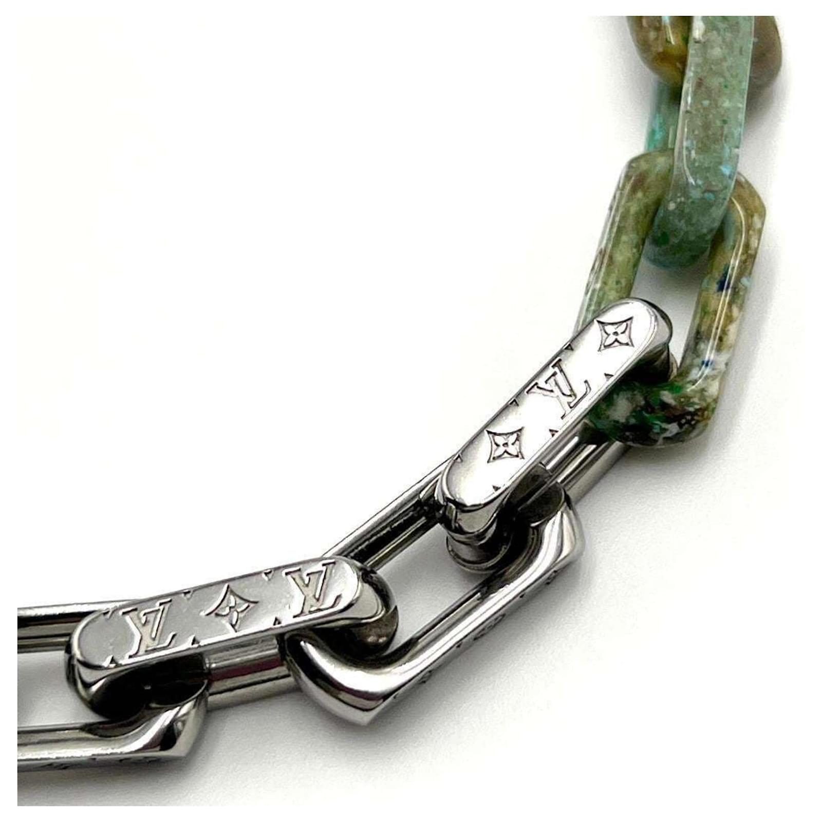 Louis Vuitton x Yayoi Kusama Monogram Chain Necklace Black