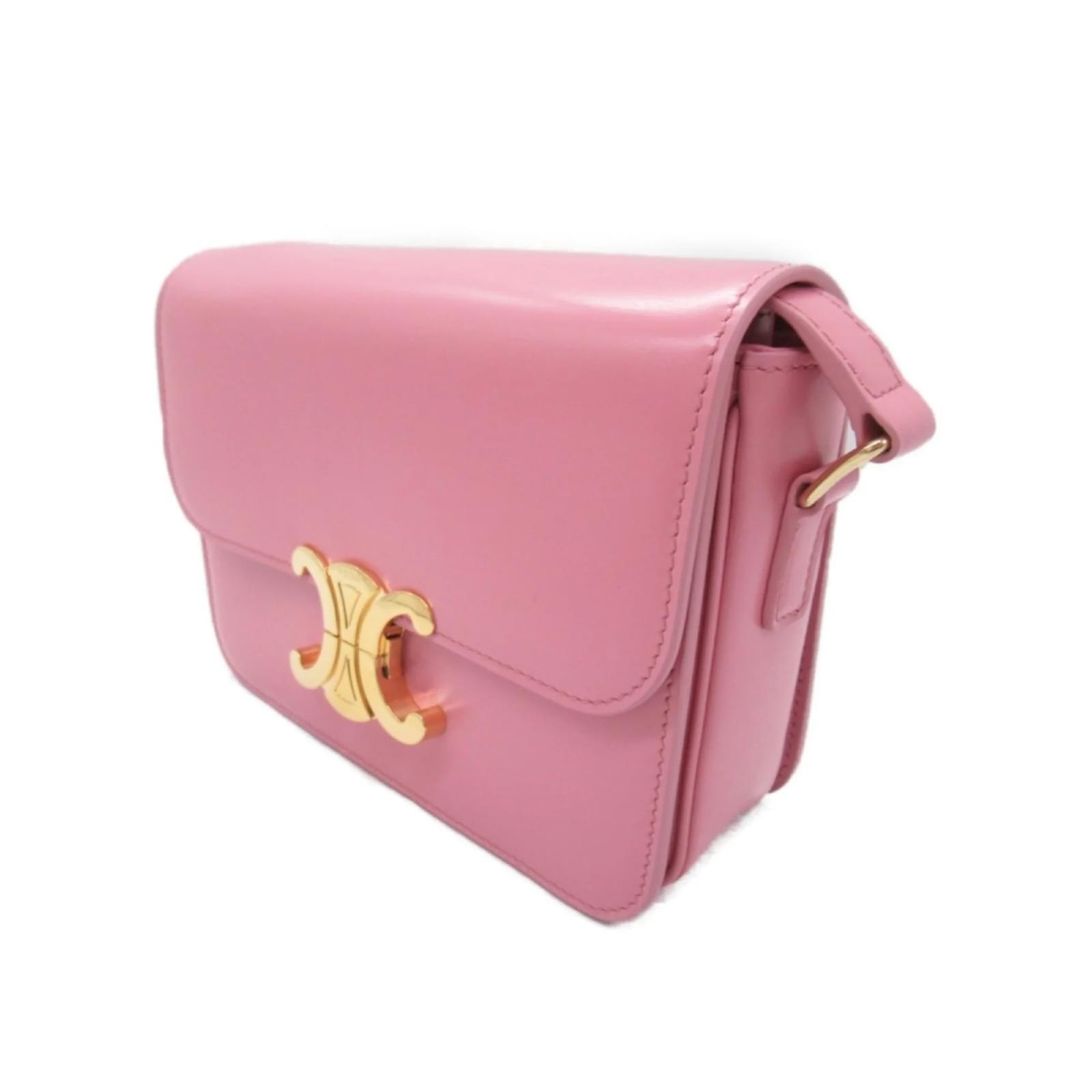 Céline Celine Pink Leather Shoulder Bag ref.1464144 - Joli Closet