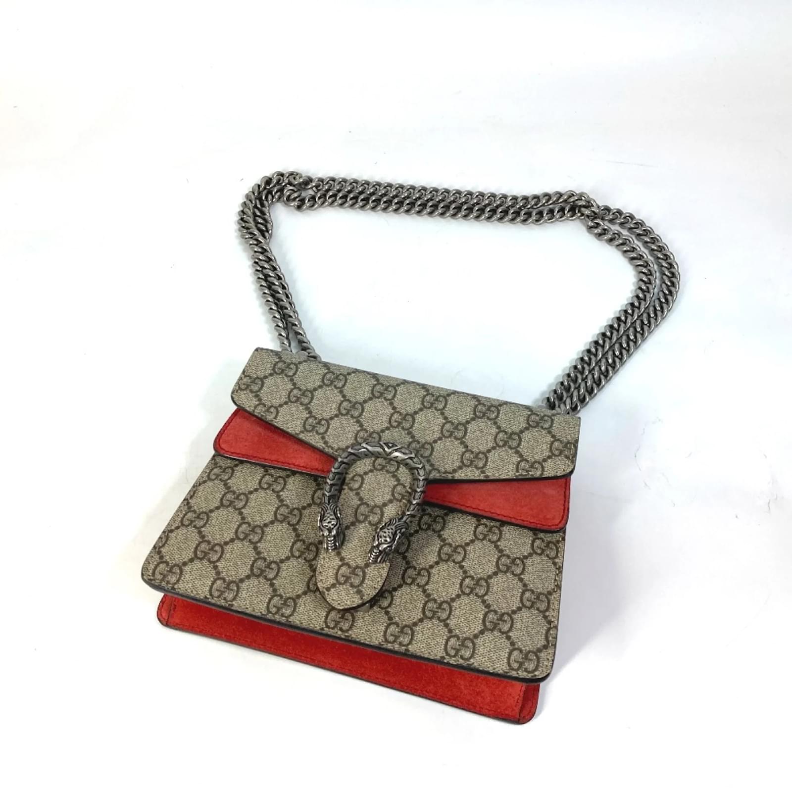 GUCCIショルダーバッグ GUCCI 421970 GG Dionysus W-Chain Shoulder Bag in Supreme Canvas