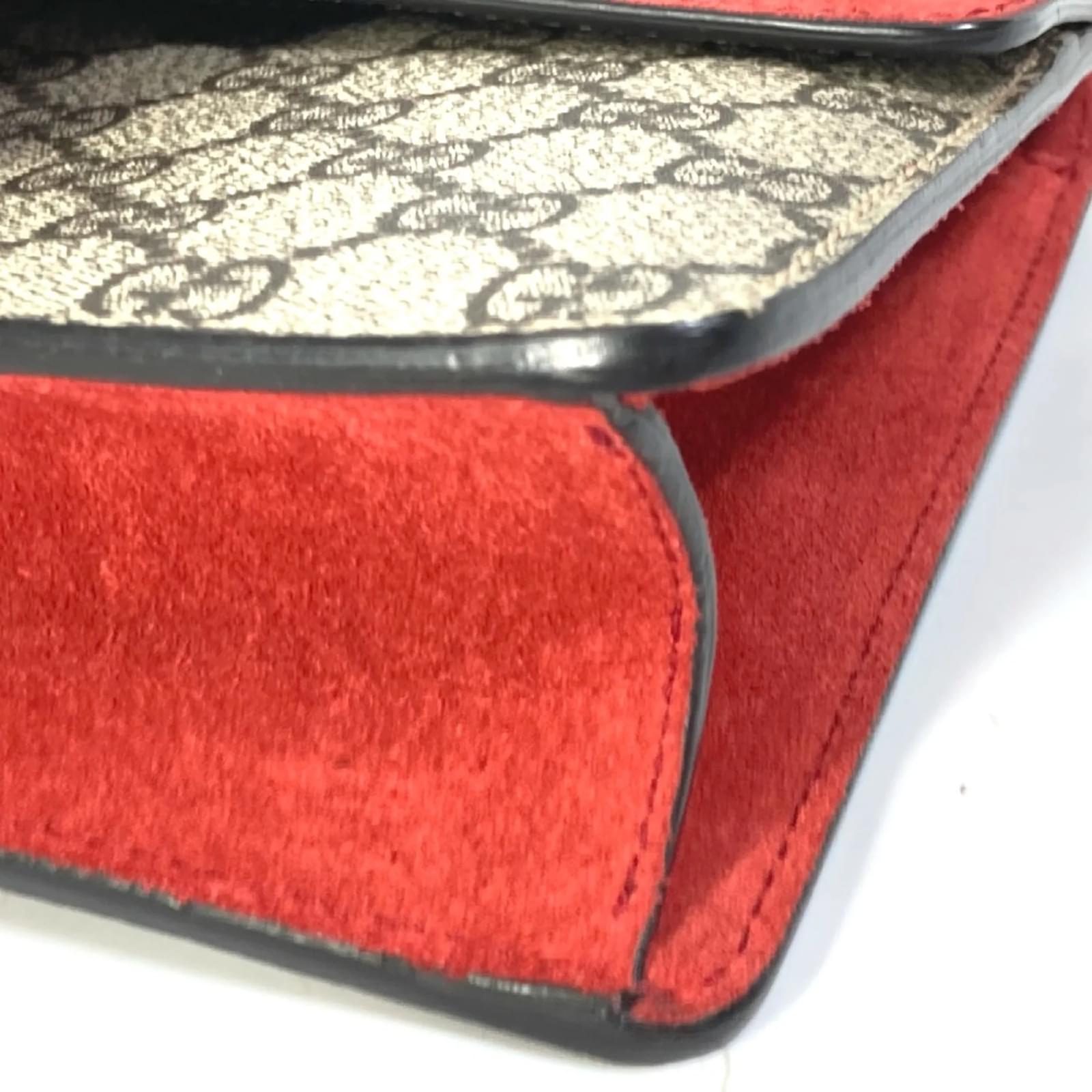 Gucci 421970 GG Double Chain Crossbody Bag Beige ref.1464366