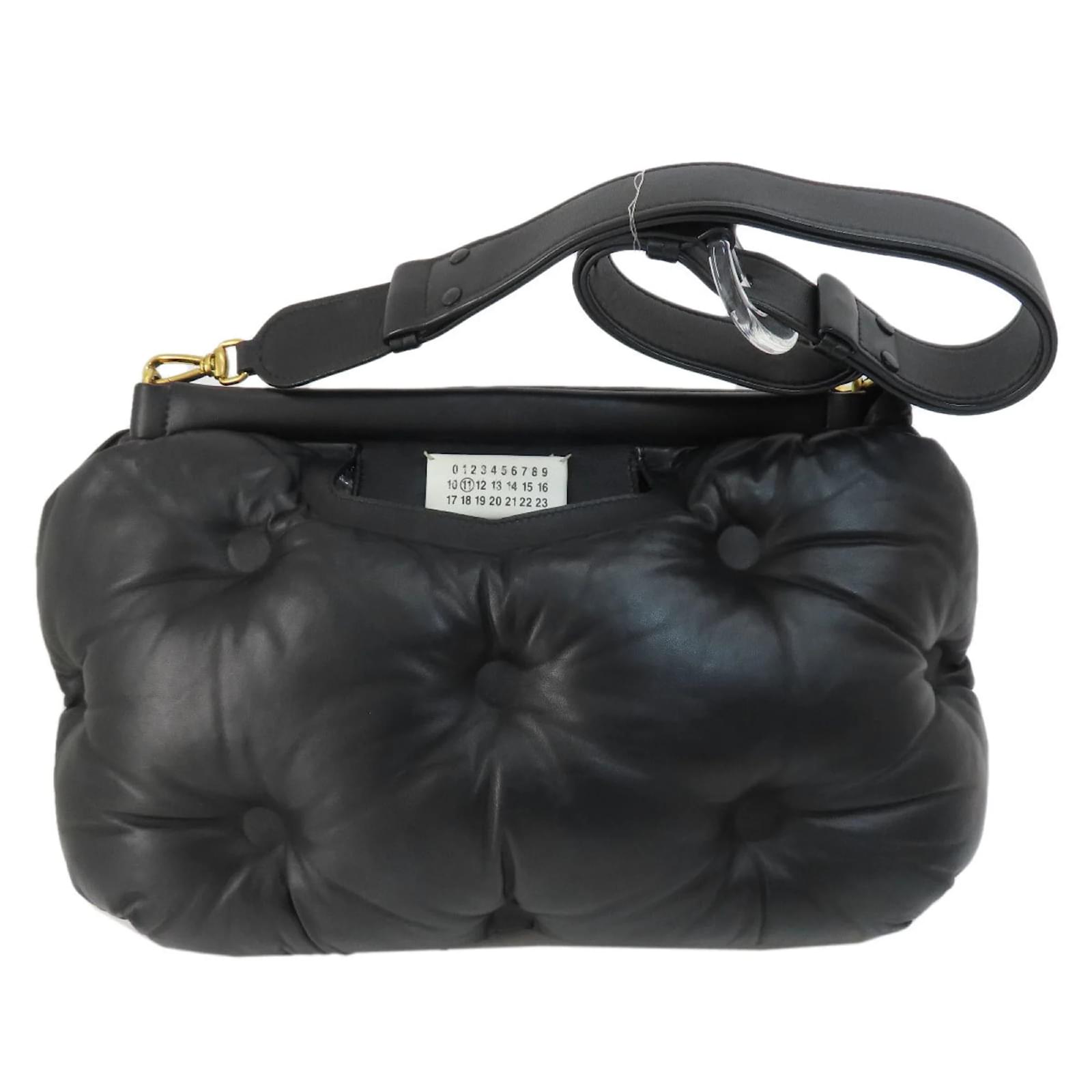 ショルダーバッグ Martin Margiela010/artisanal/leather bag Maison Martin Margiela Maison Margiela Black Leather