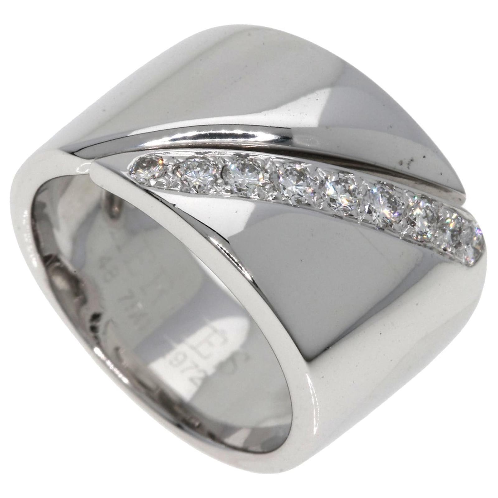 Hermes Diamant 48 Bandring aus 18K WeiBgold