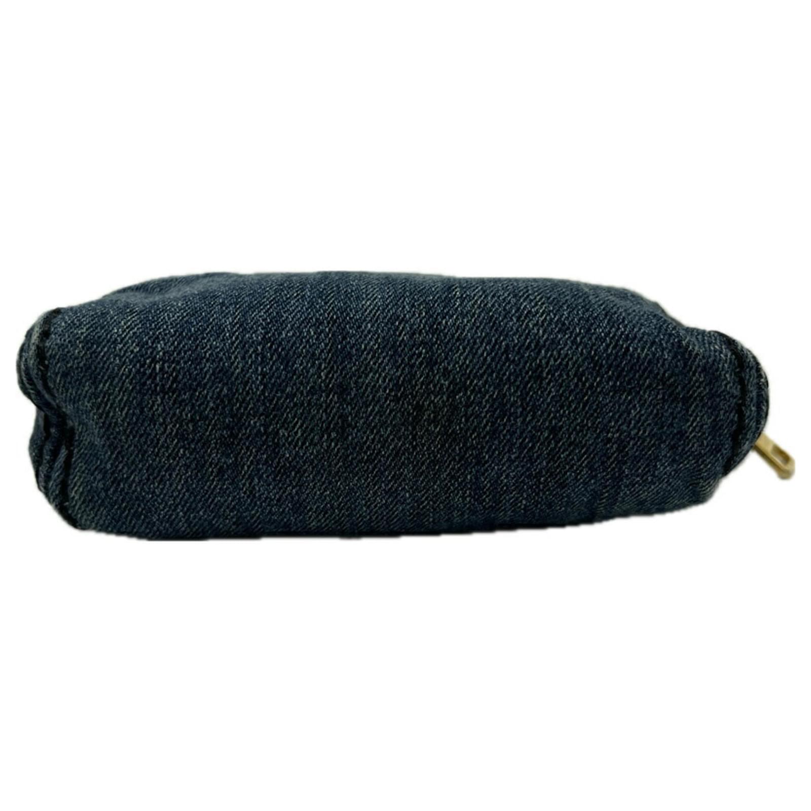 バッグ PRADA Blue Denim Pouch Bag Prada Denim Pouch Blue Cotton ref.1466491 - Joli Closet