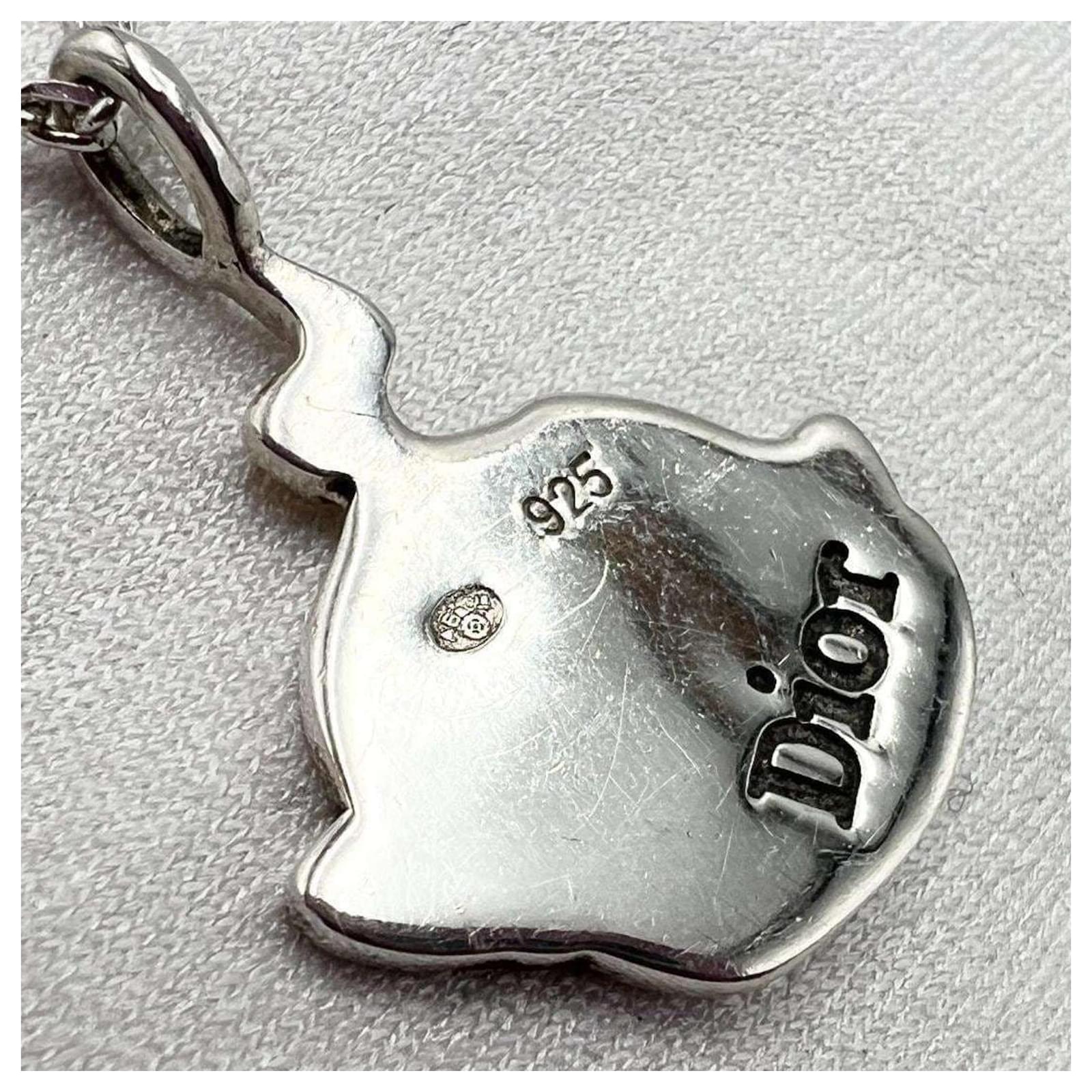 Dior silver 925 ネックレス　necklace CD Icon Chain Link Necklace Silver-Finish Brass | DIOR