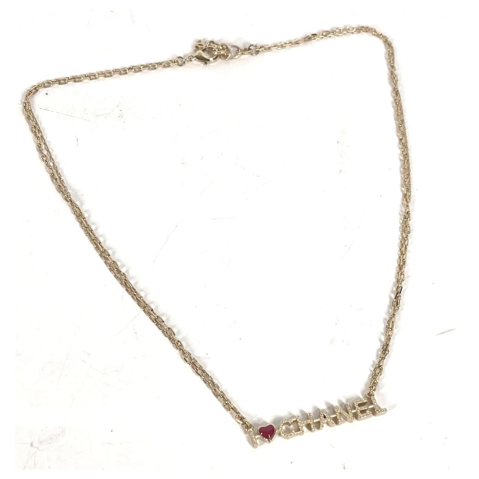 (シャネル)A98209ハートCHANEL☆ネックレス☆ゴールド CHANEL Pre-Owned 2024 ハート ココマーク ネックレス
