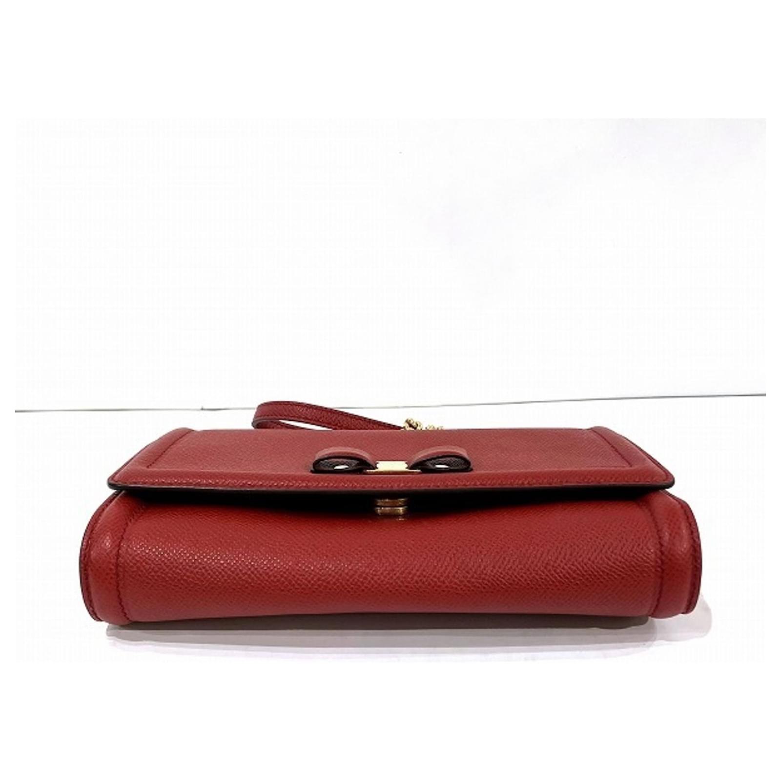 Salvatore Ferragamo Shoulder bag/leather/BLK/aq214732 | eBay