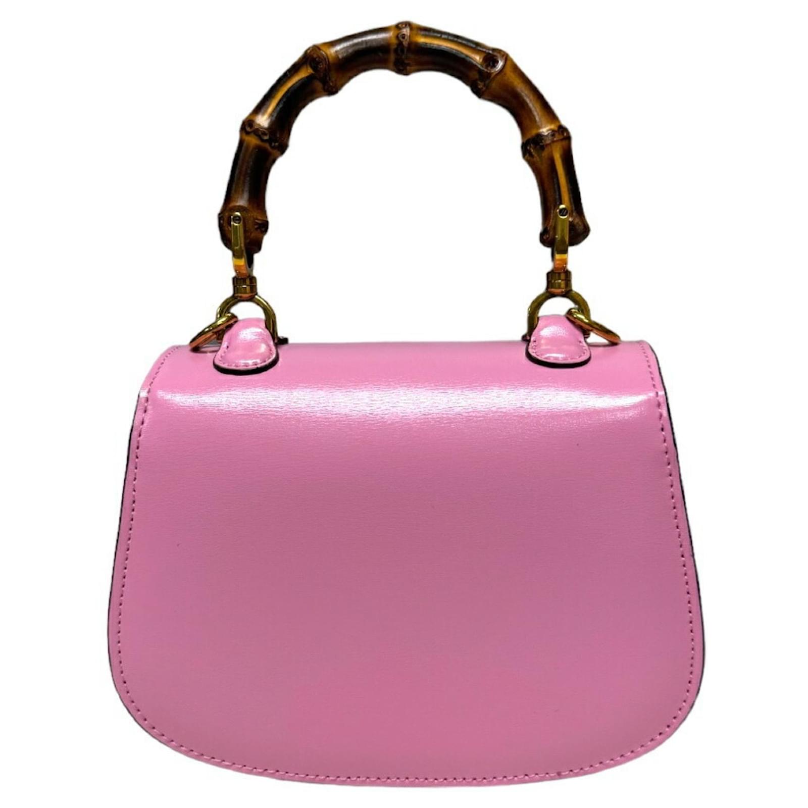 Gucci 686864 Women's Bamboo Shoulder Bag Pink ref.JC1467517 (Sold