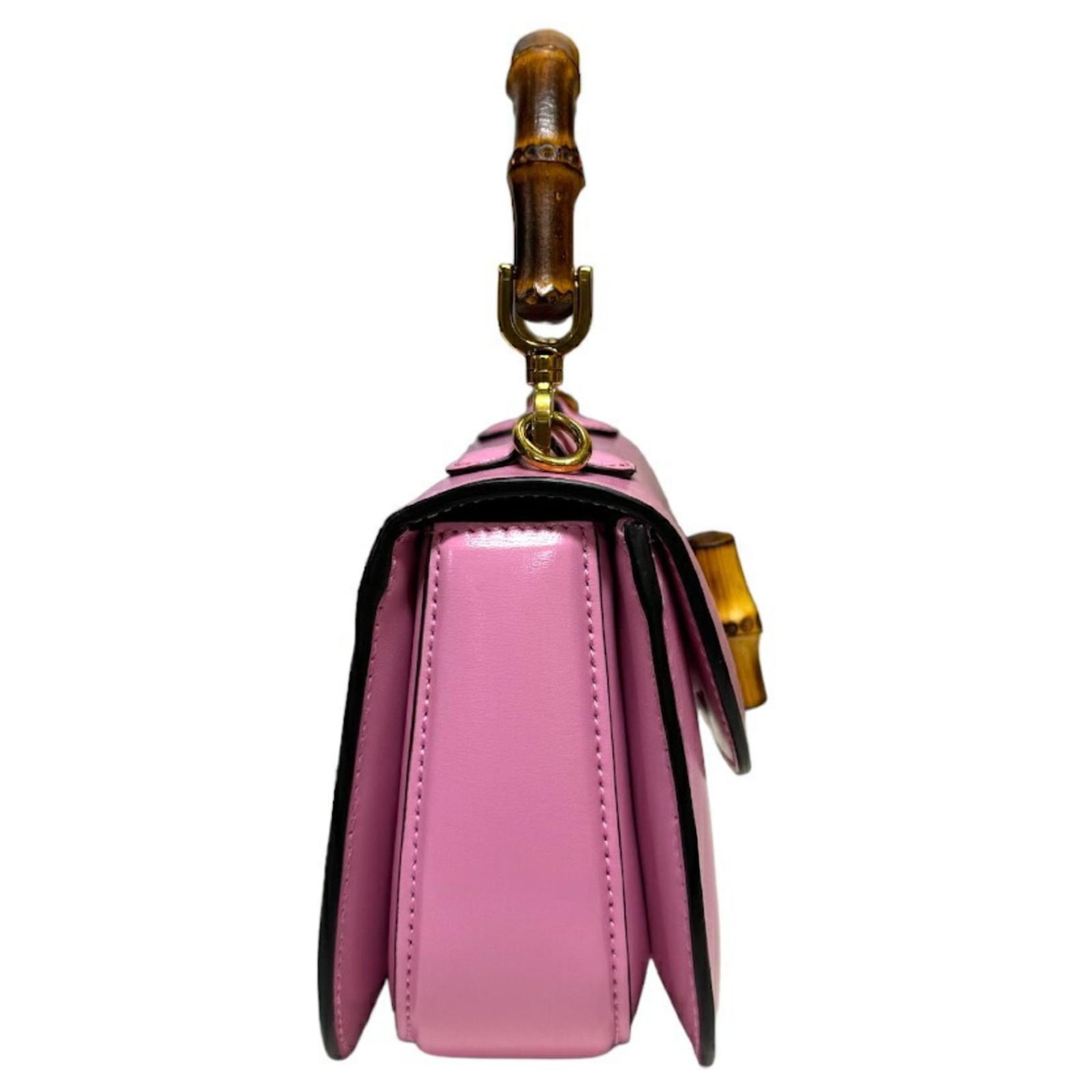 Gucci 686864 Women's Bamboo Shoulder Bag Pink ref.JC1467517 (Sold