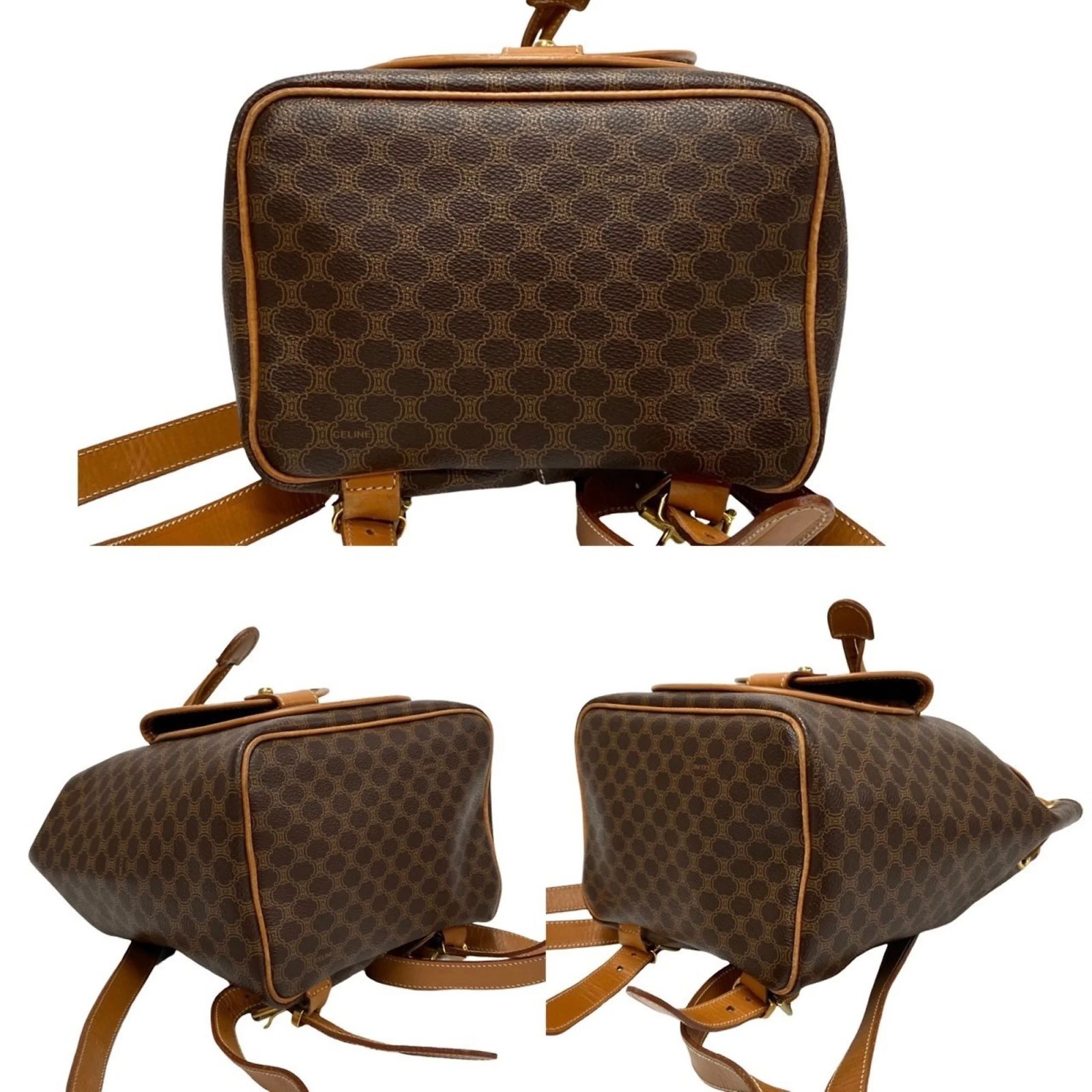 Céline Celine Macadam Blason Triomphe Pattern Leather  display picture 2