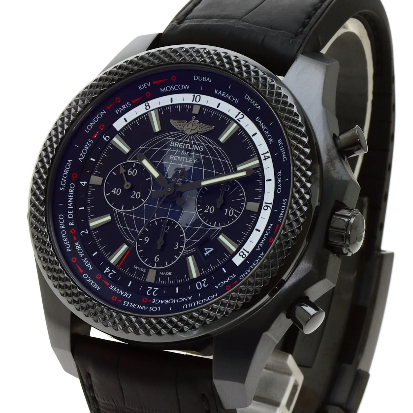 Breitling Bentley Unitime B05 Limited Edition Uhr Schwarz ref