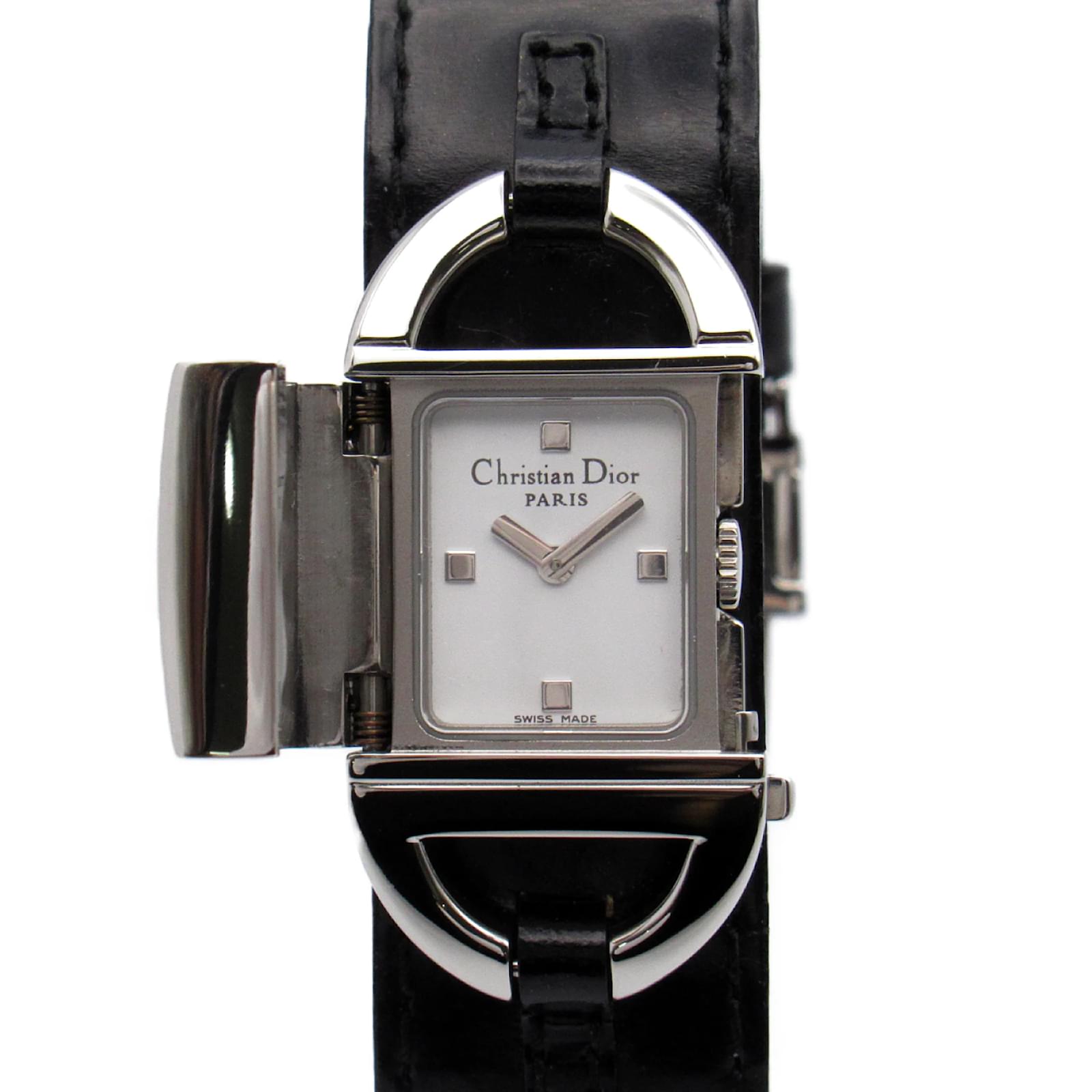 Christian Dior Pandiola Wristwatch D78-100 White Steel ref
