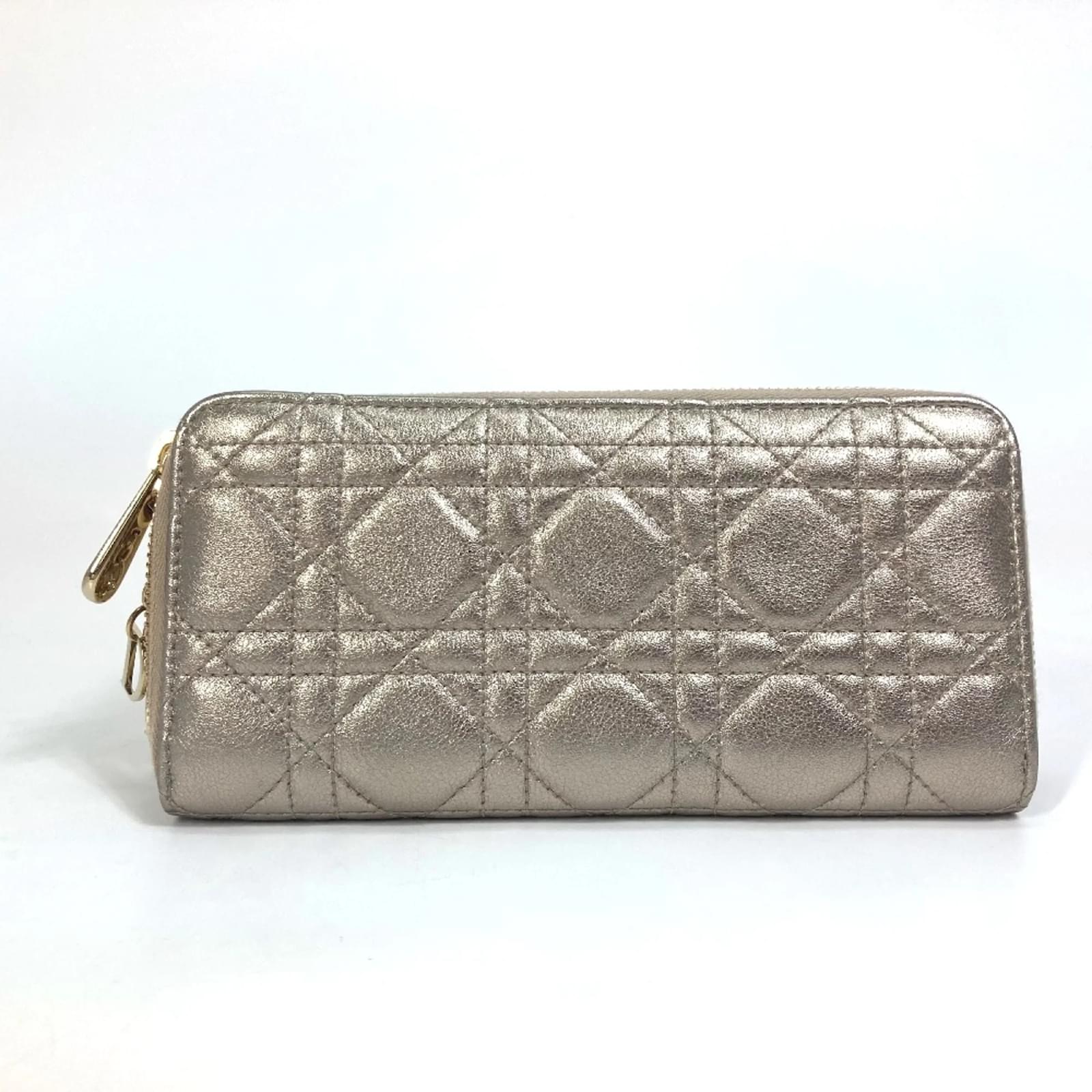 【国内完売！】Dior Voyageur ウォレット Christian Dior Lady Voyageur Wallet Cannage Lambskin | eBay