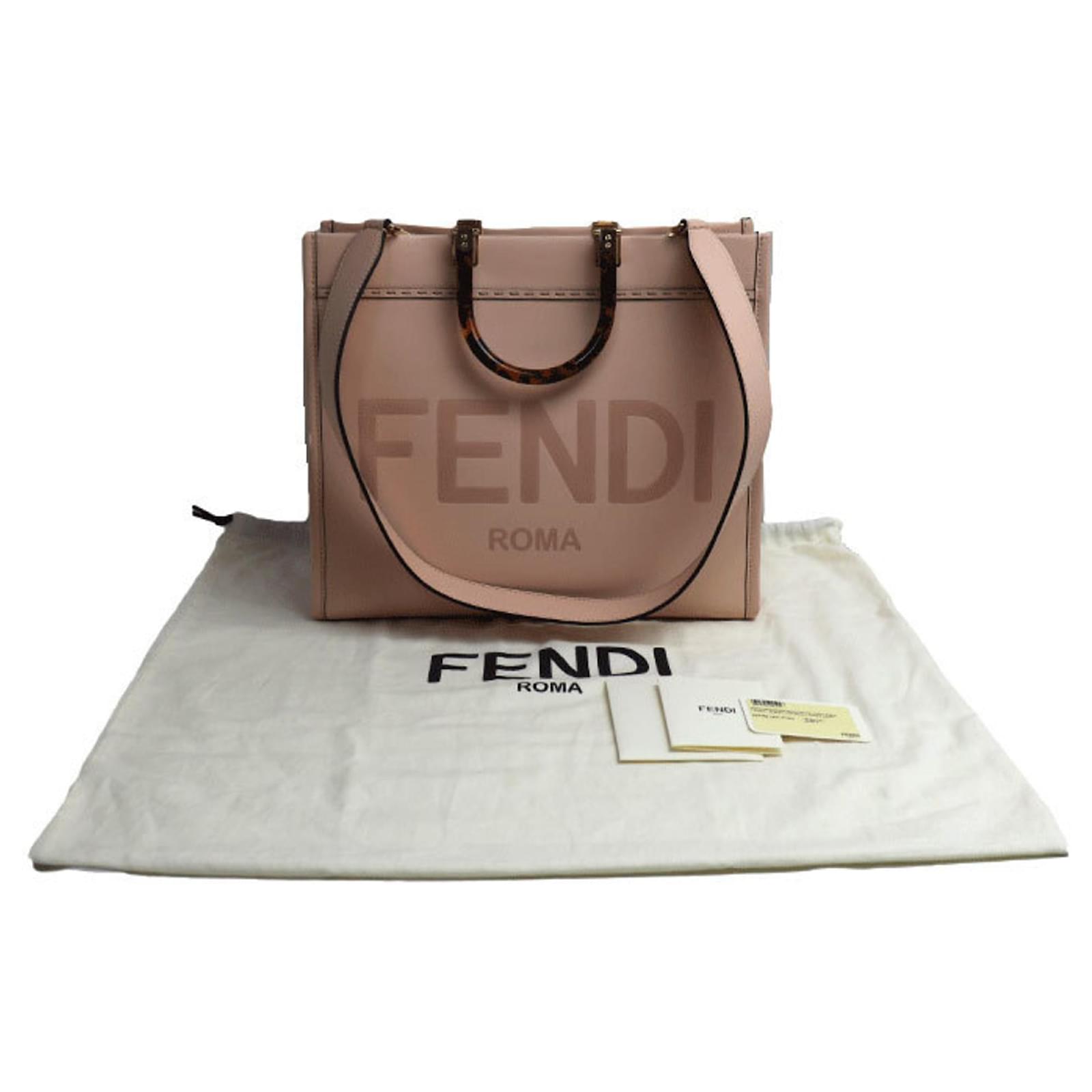 FENDI  SUNSHINE MEDIUM ショッパーバッグ 2WAY 在庫確認下さい Fendi Pink Medium Sunshine Shopper Tote Leather Pony-style