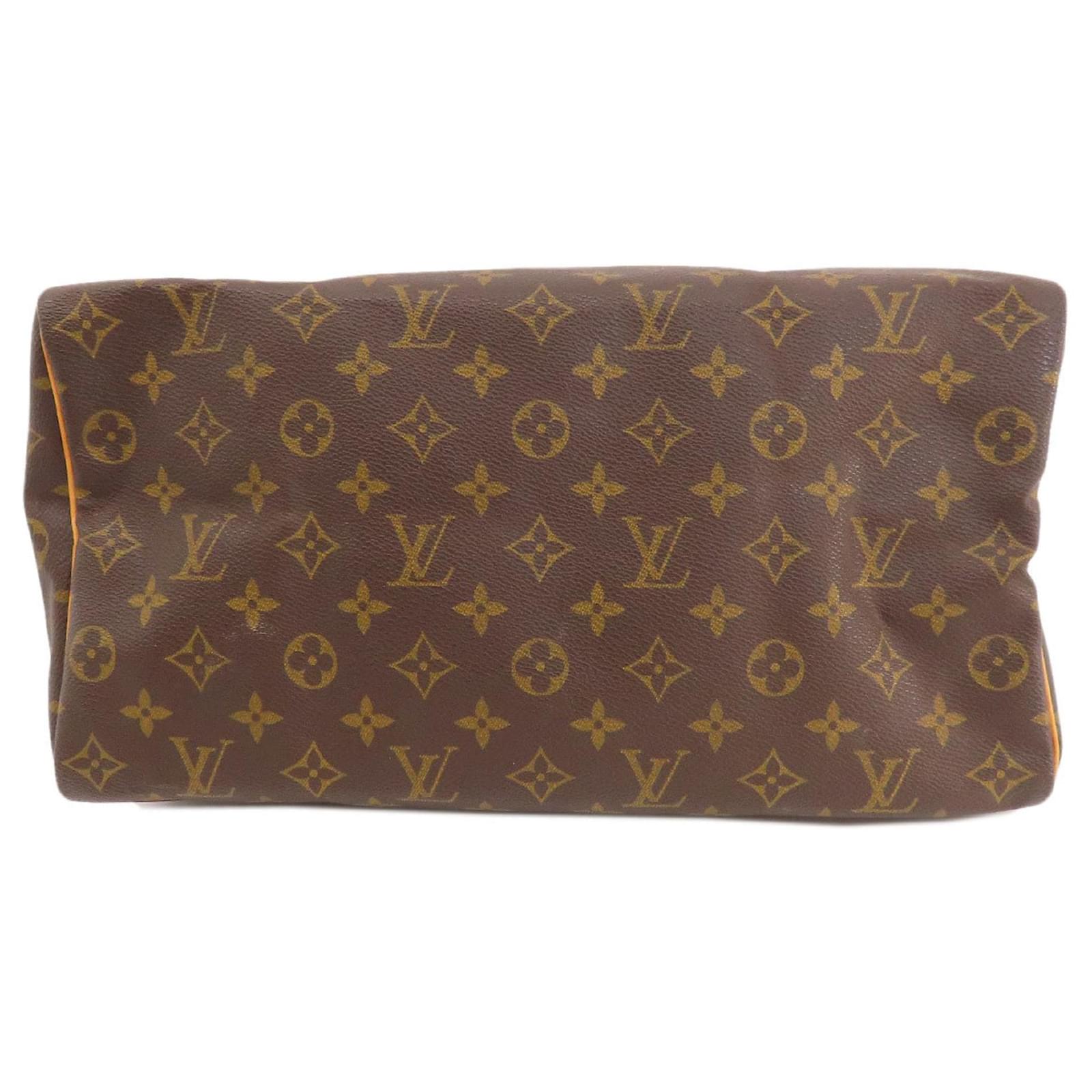 Boston Bag Speedy 35 Monogramm Louis Vuitton Lackleder ref.1471953 