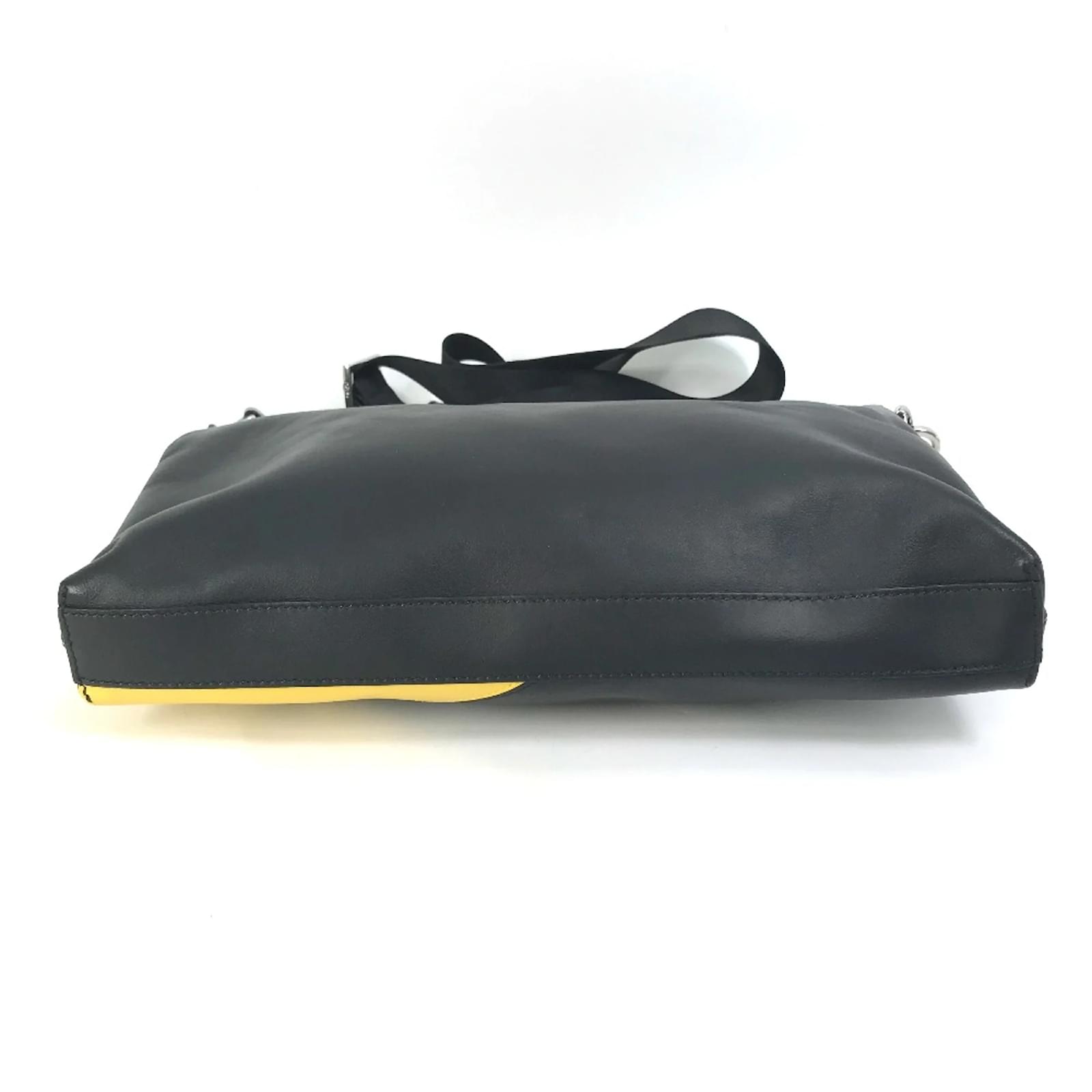 Fendi 7VA470 Black Leather Shoulder Bag ref.JC1472373 (Sold