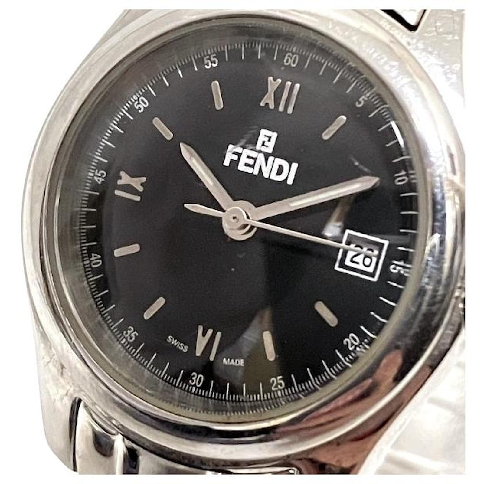 Fendi Orologi Fendi 210l 良品]Fendi 210L Women´s SS Silver Dial