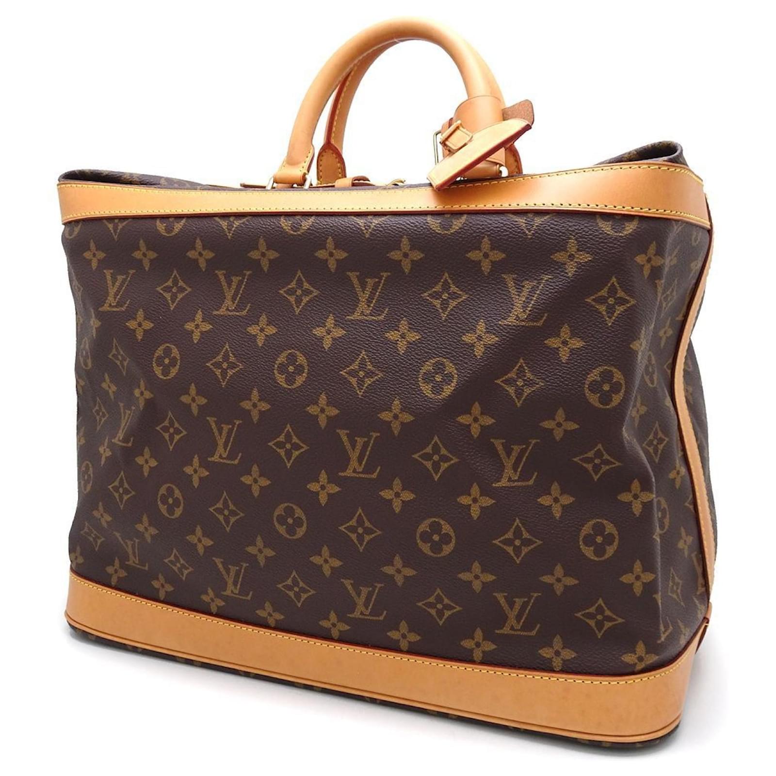 Louis Vuitton Monogram Cruiser 40 Boston Bag Brown Cloth ref 