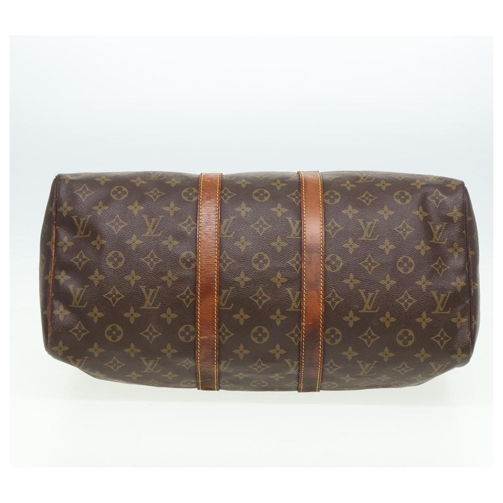 LOUIS VUITTON Monogram Keepall 45 Boston Tasche M41428 LV Auth 