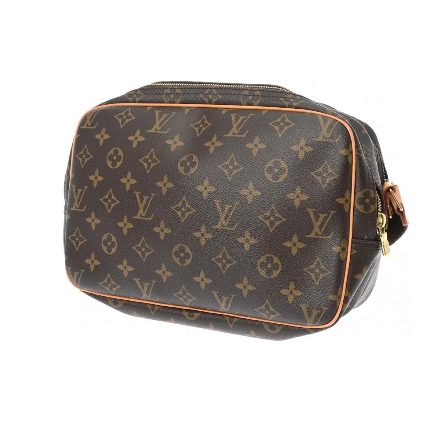 Louis Vuitton Monogram Reporter PM Schultertasche Braun Monogramm  