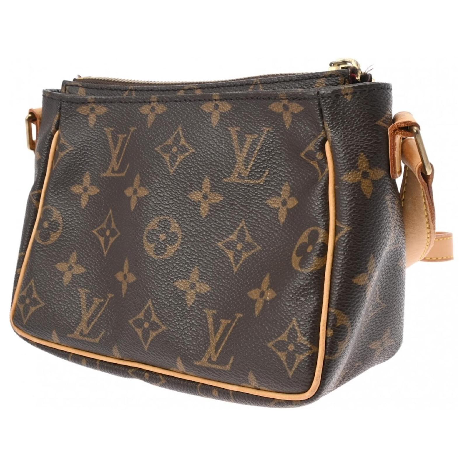 Louis Vuitton Monogram Vivacite PM Schultertasche Braun Monogramm 