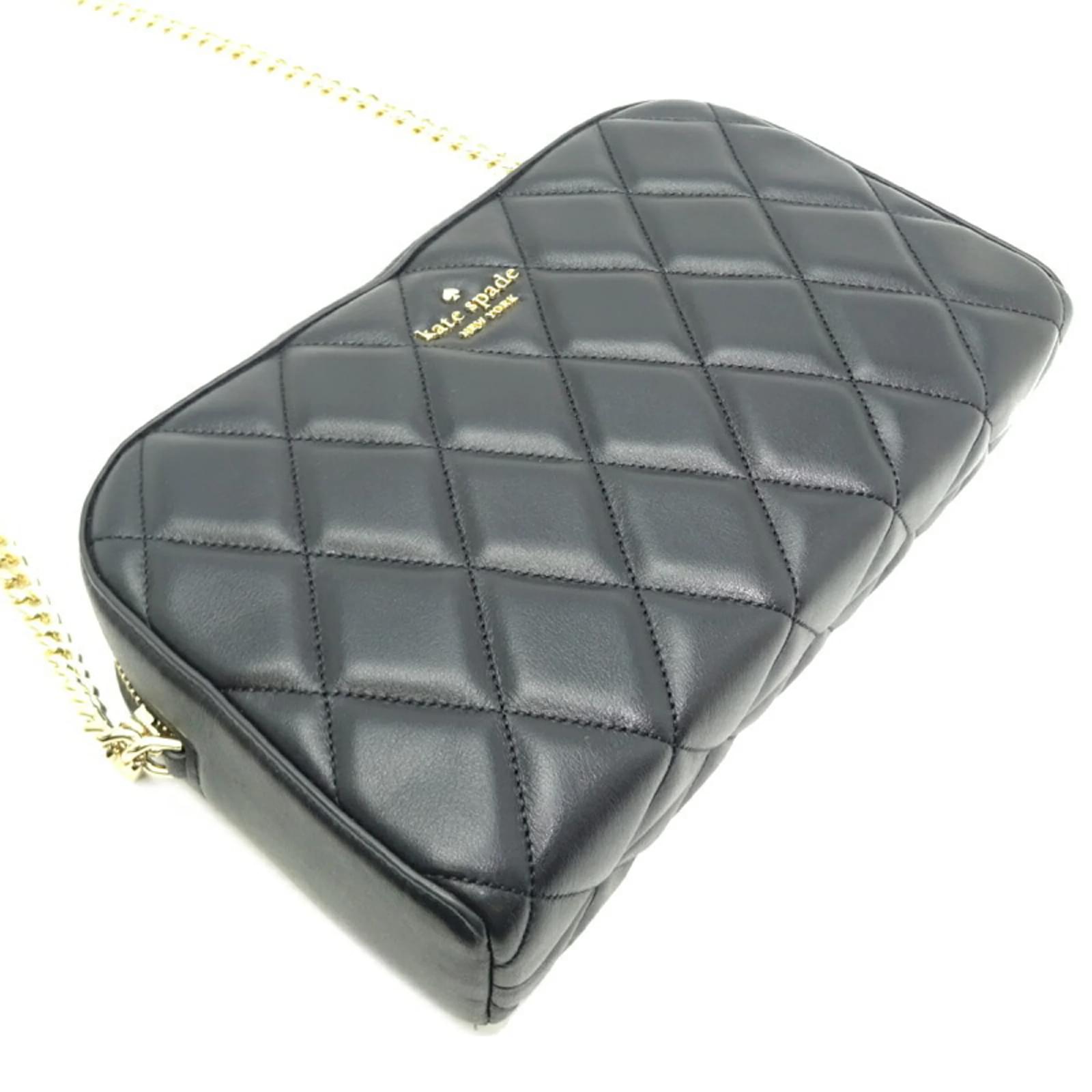 DE MERIEL ♥ Kate Shoulder Bag /追跡付 Kate Spade WKRU5573 Emelyn Briar Lane Quilted Gunmetal