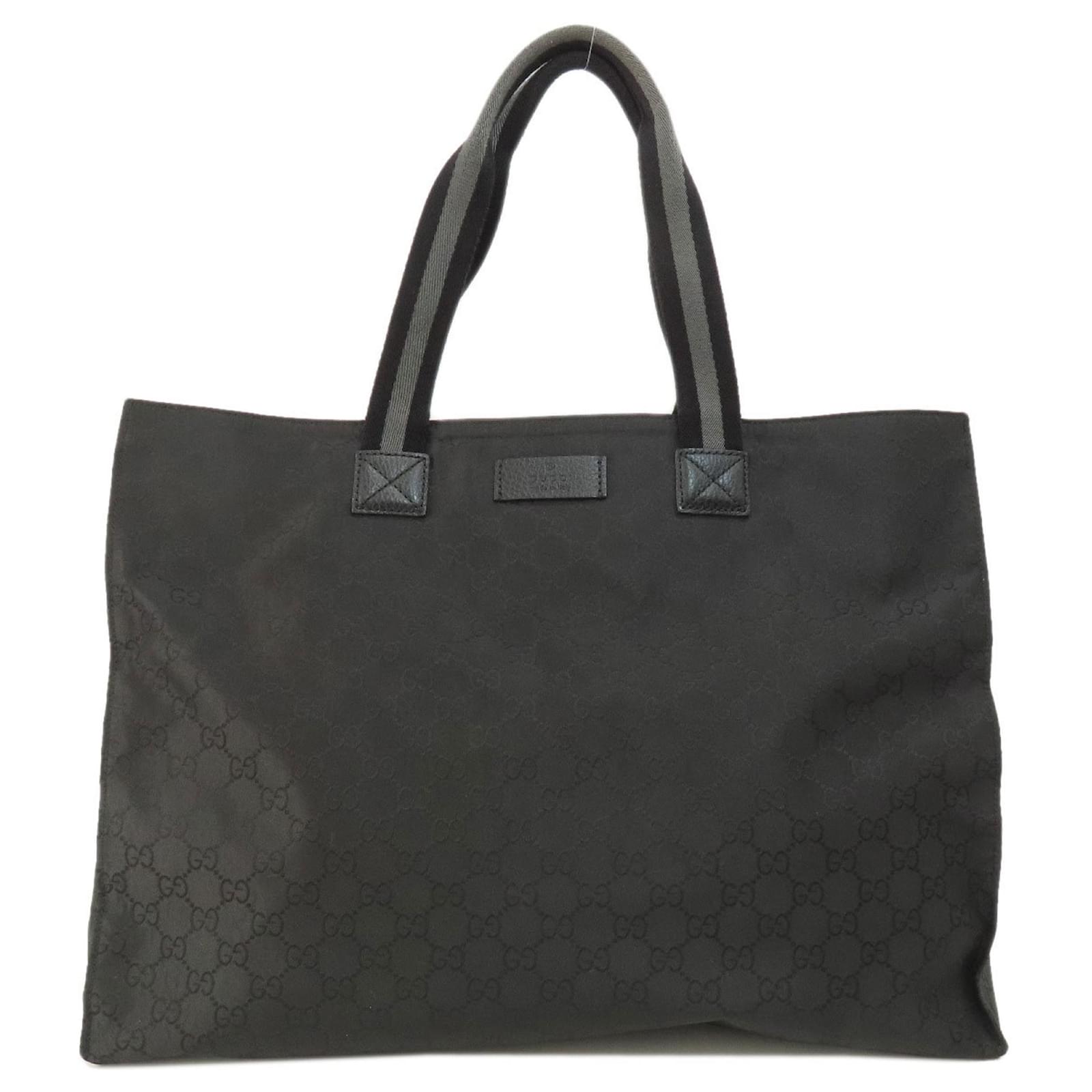 Gucci 449176 GG Outlet Tote Bag Black Nylon ref.JC1488638 (Sold