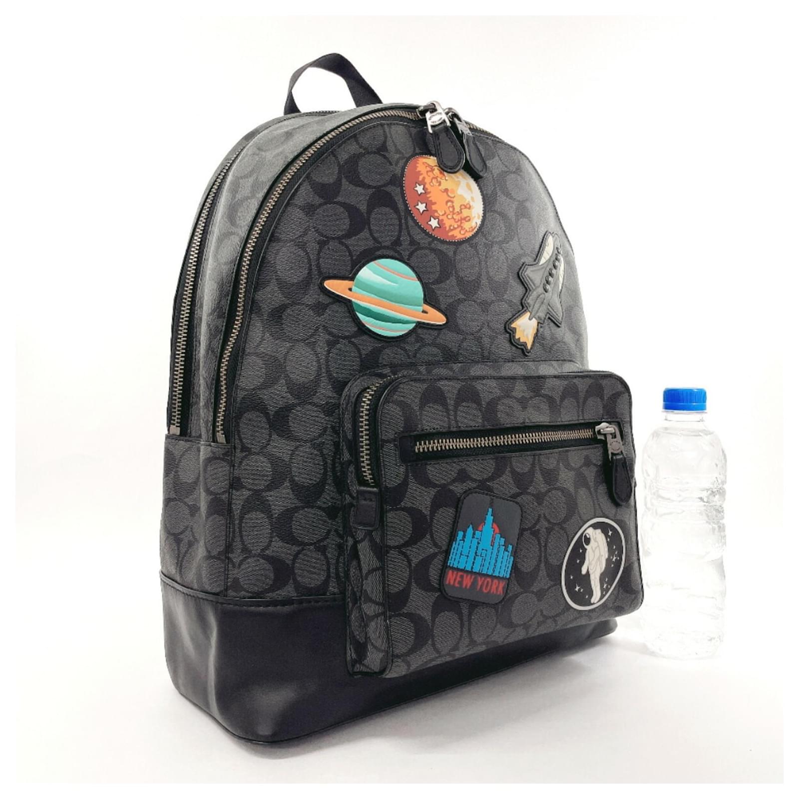 COACH NASA Collaboration Black PVC Backpack Plastic ref.1488646 Joli Closet