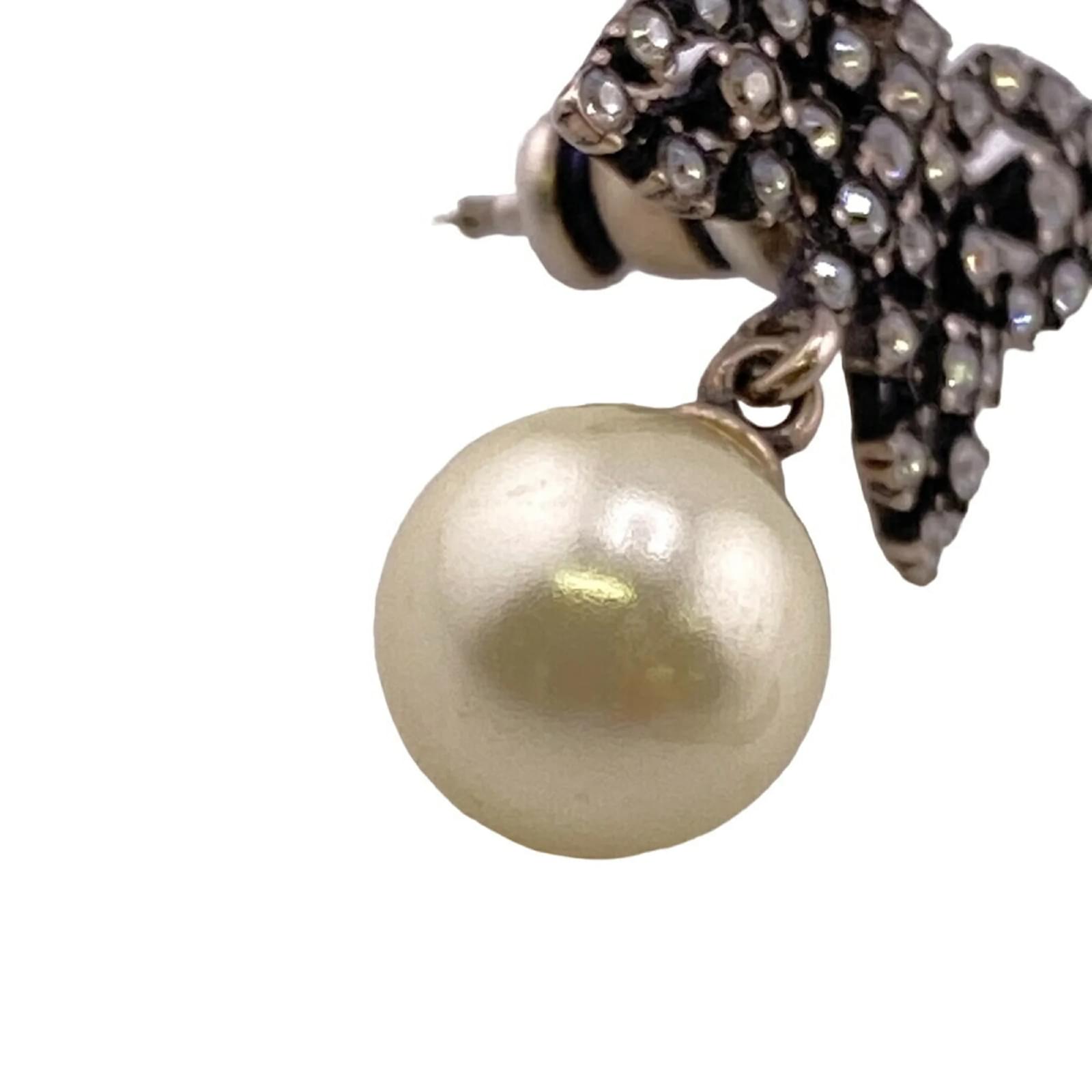Christian Dior Pave Setting Papillon de Nuit Earrings
