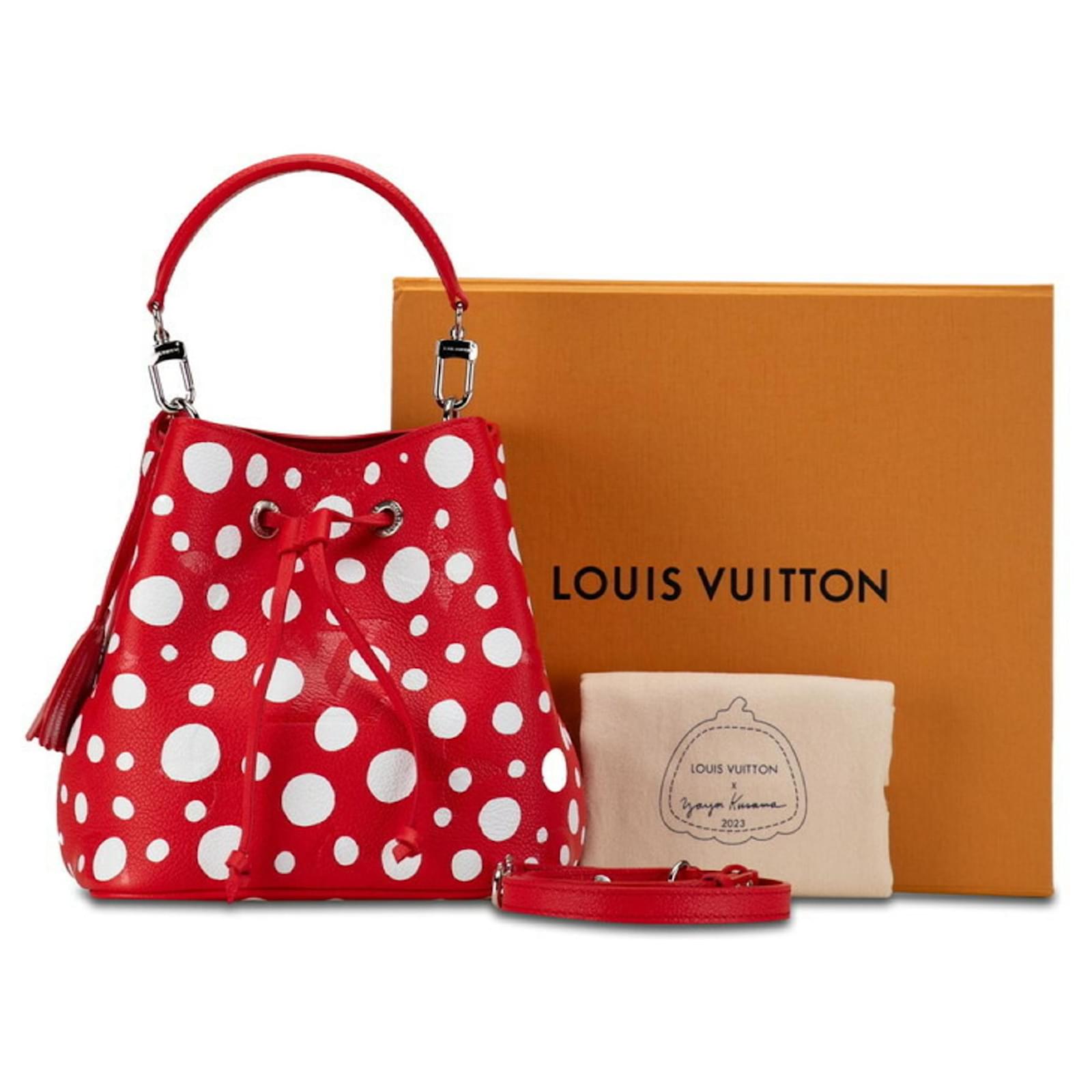 Néonoé Louis Vuitton LV x YK Yayoi Kusama Monogram Empreinte NeoNoe BB  Handbag White Red Leather ref.1489089 - Joli Closet