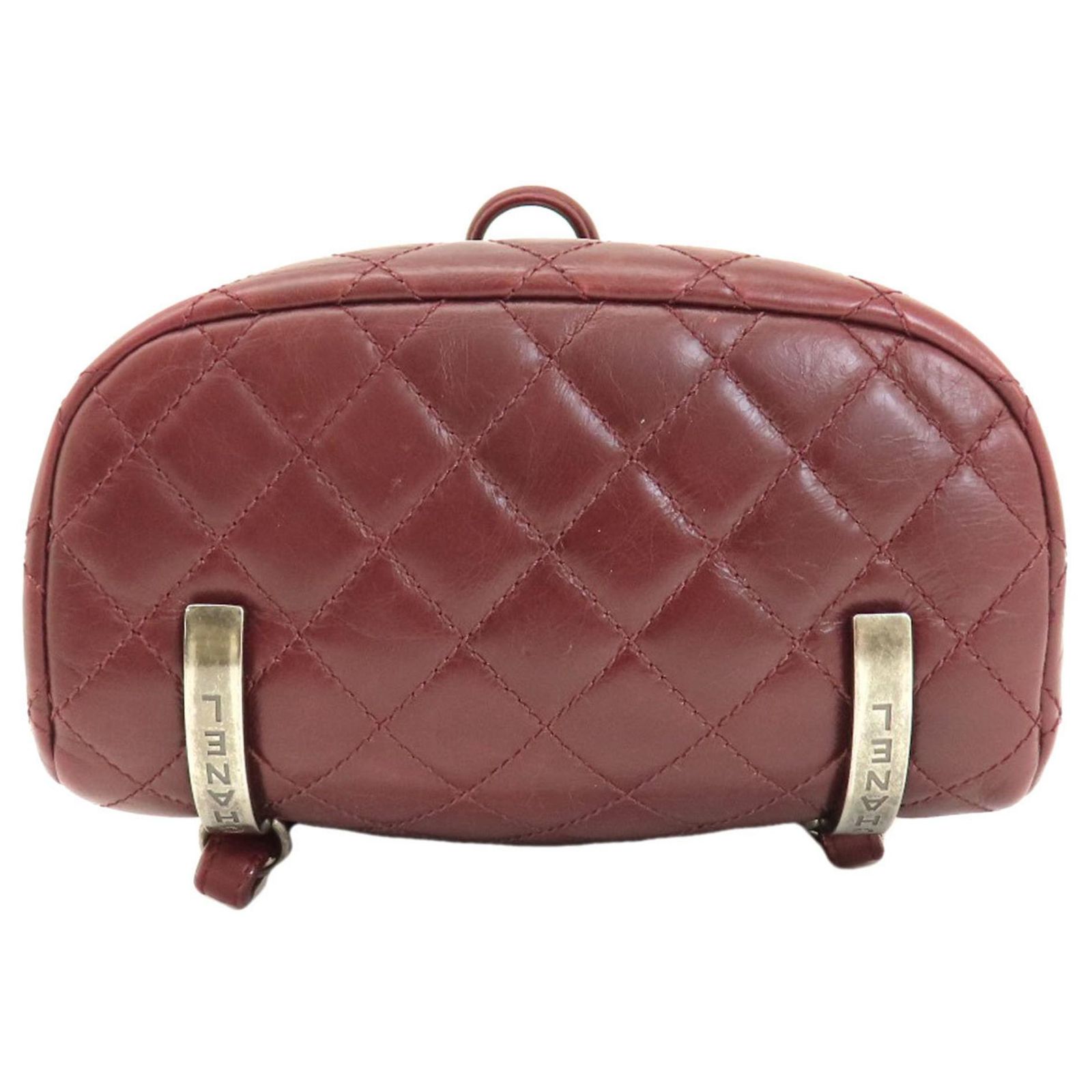 Chanel Matelasse Coco Mark Backpack Red Leather ref.1489359  display picture 1