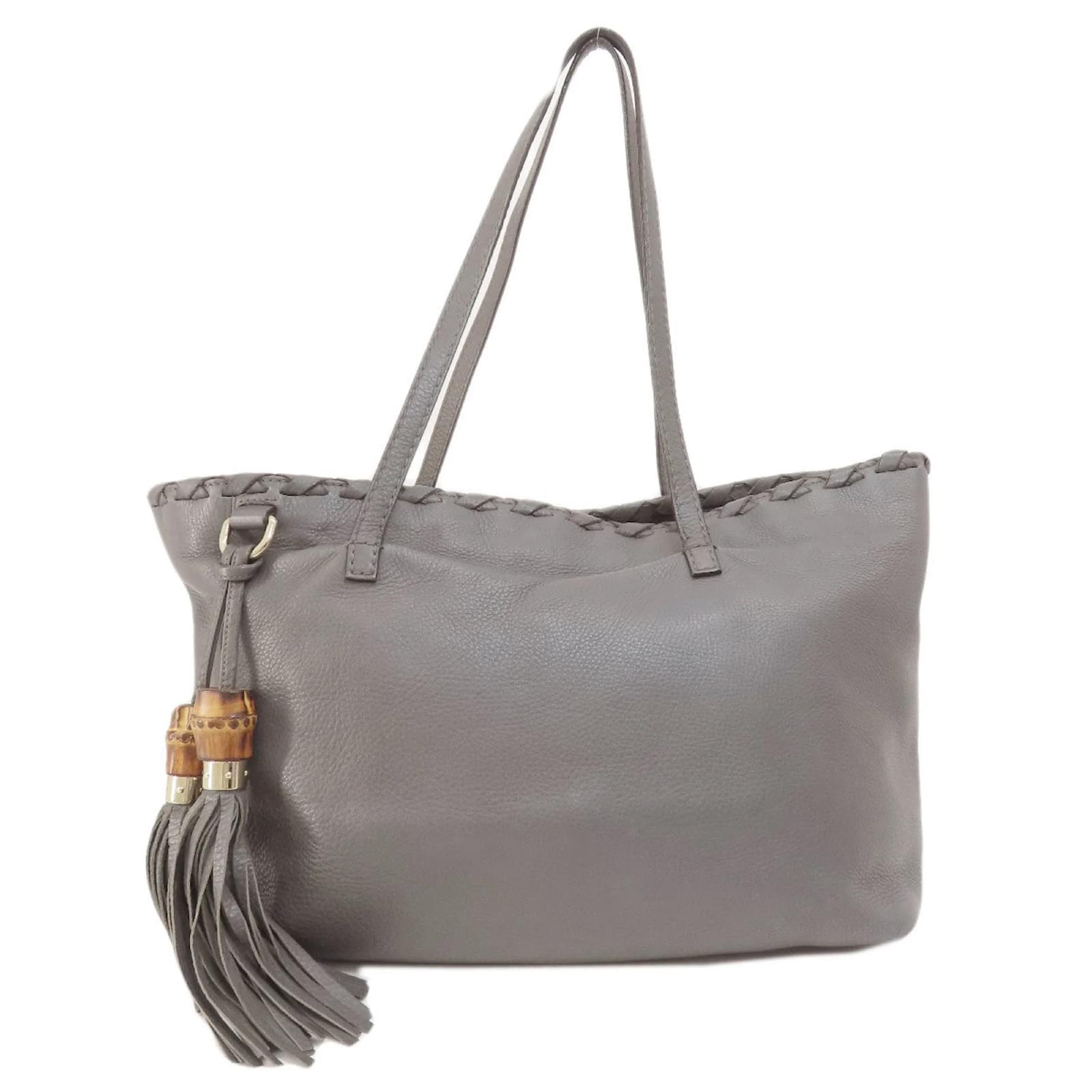 Gucci bamboo tassel tote online