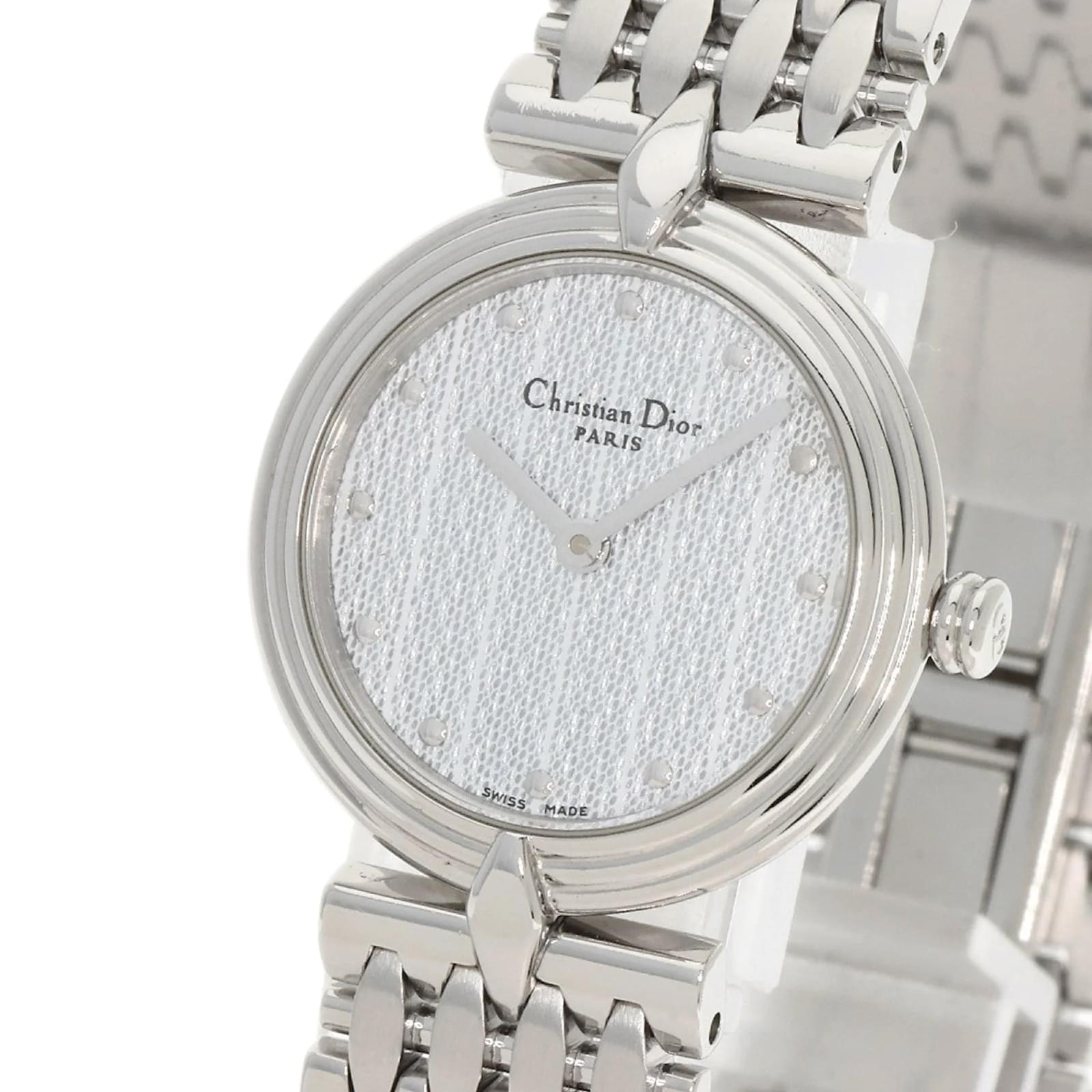 Christian Dior D68-100 Stainless Steel Ladies Watch ref.1489678
