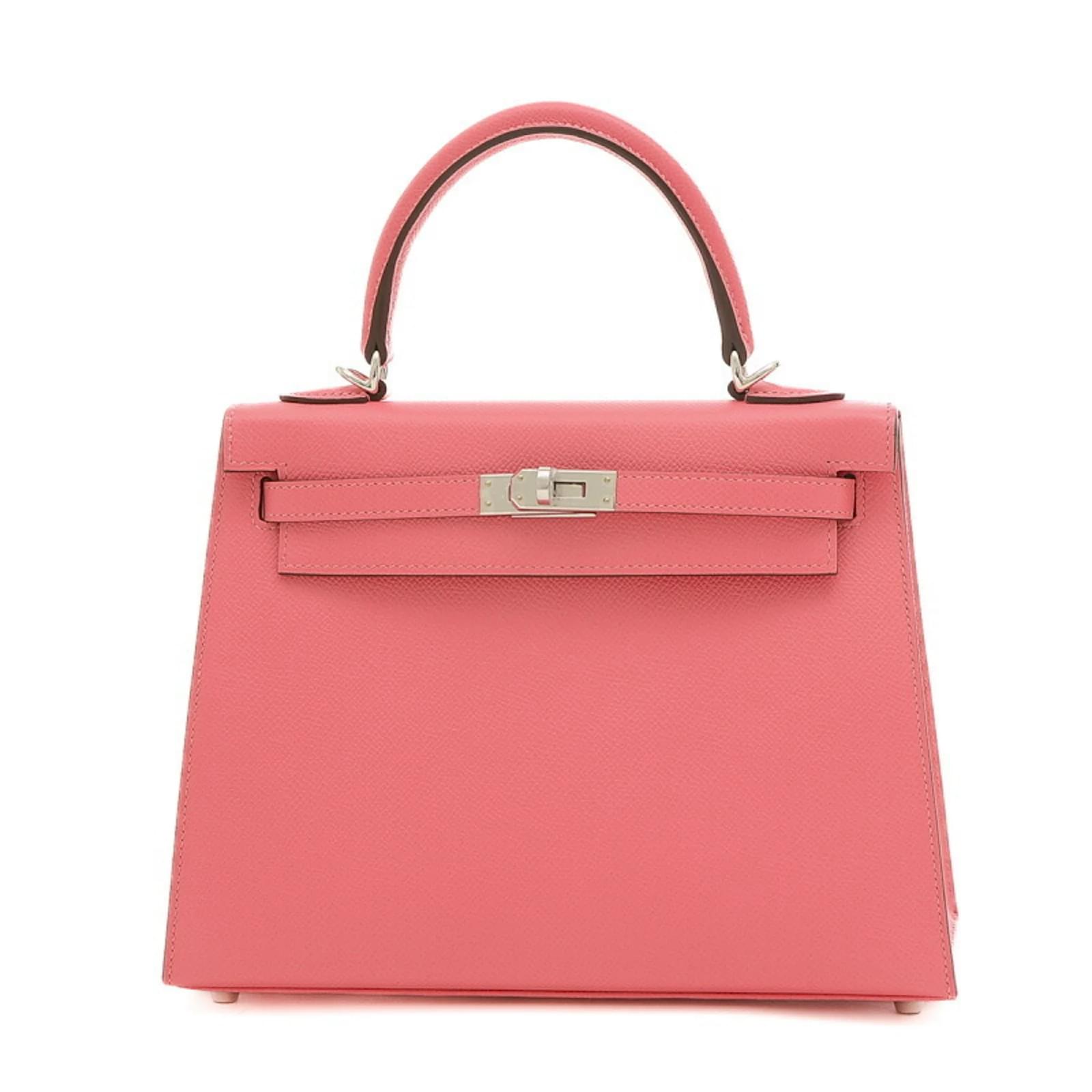 Hermes Hermes Kelly 25 Handtasche in Rose Azalee Pink Leder ref.1489723 Joli Closet