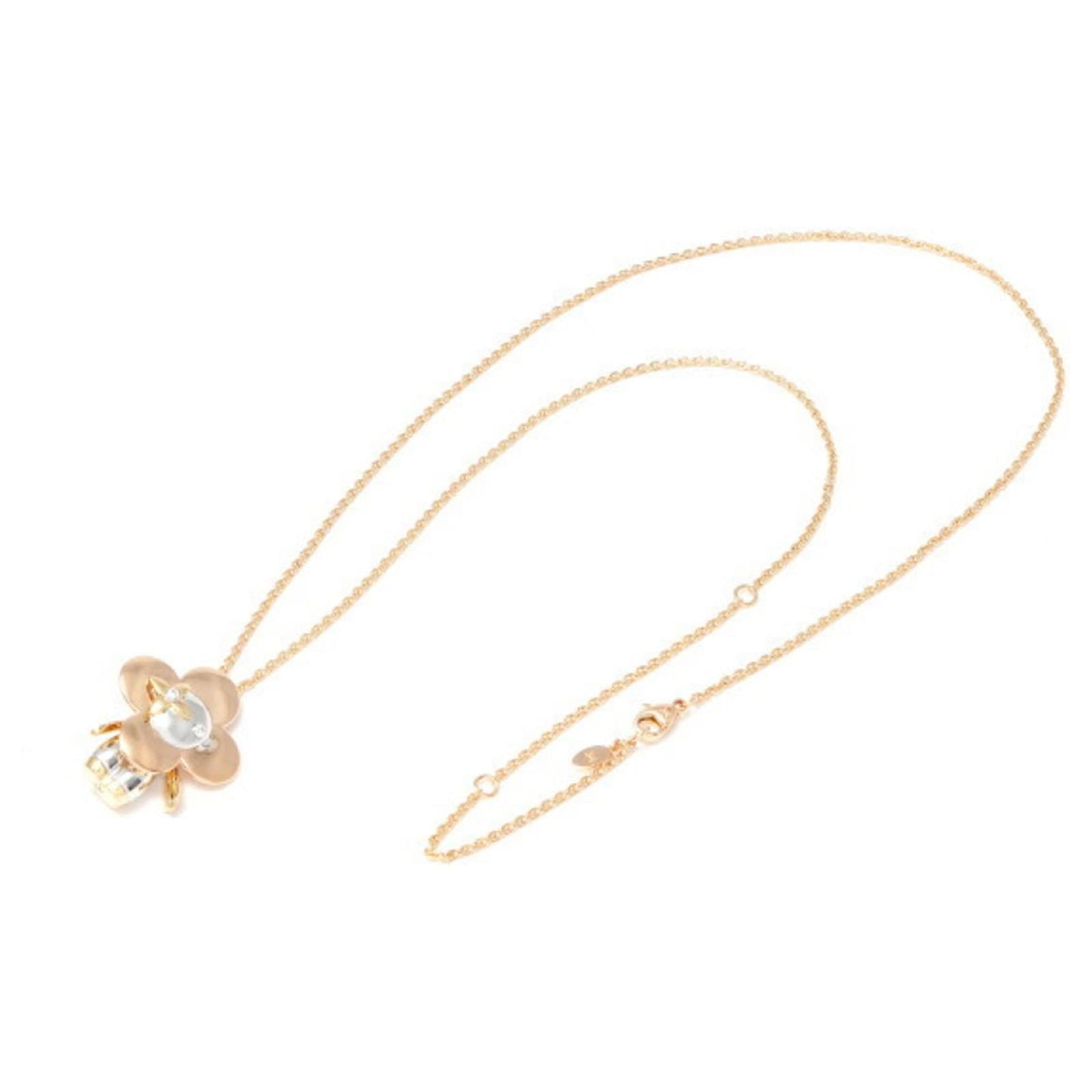 LOUIS VUITTON Vivienne Swinging ゴールドネックレス Women's Vivienne Swinging Necklace | LOUIS VUITTON | 24S