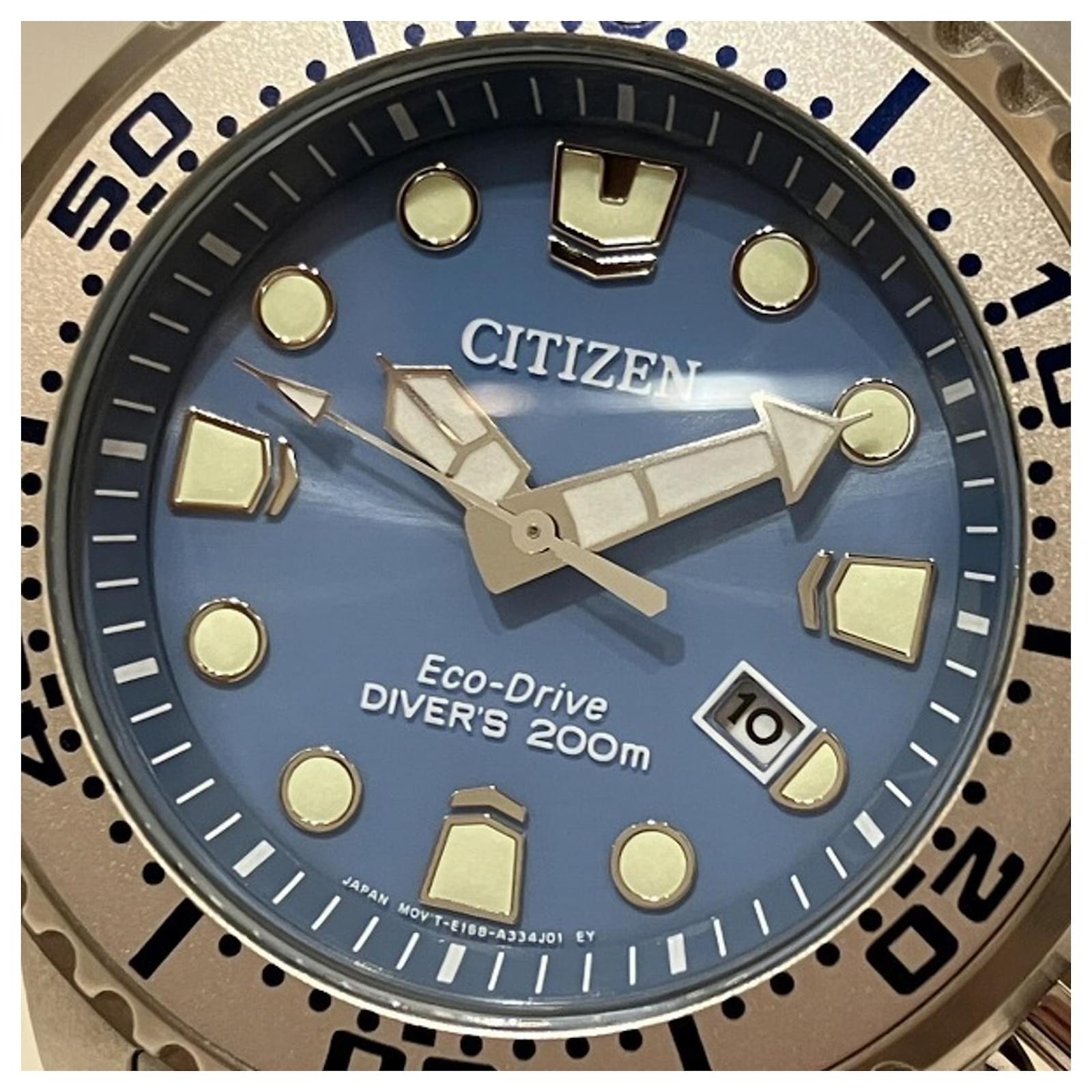 時計 CITIZEN e168-s081483 DIVERS ECO-DRIVE Citizen Men's Eco-Drive Chronograph Black Stainless Steel