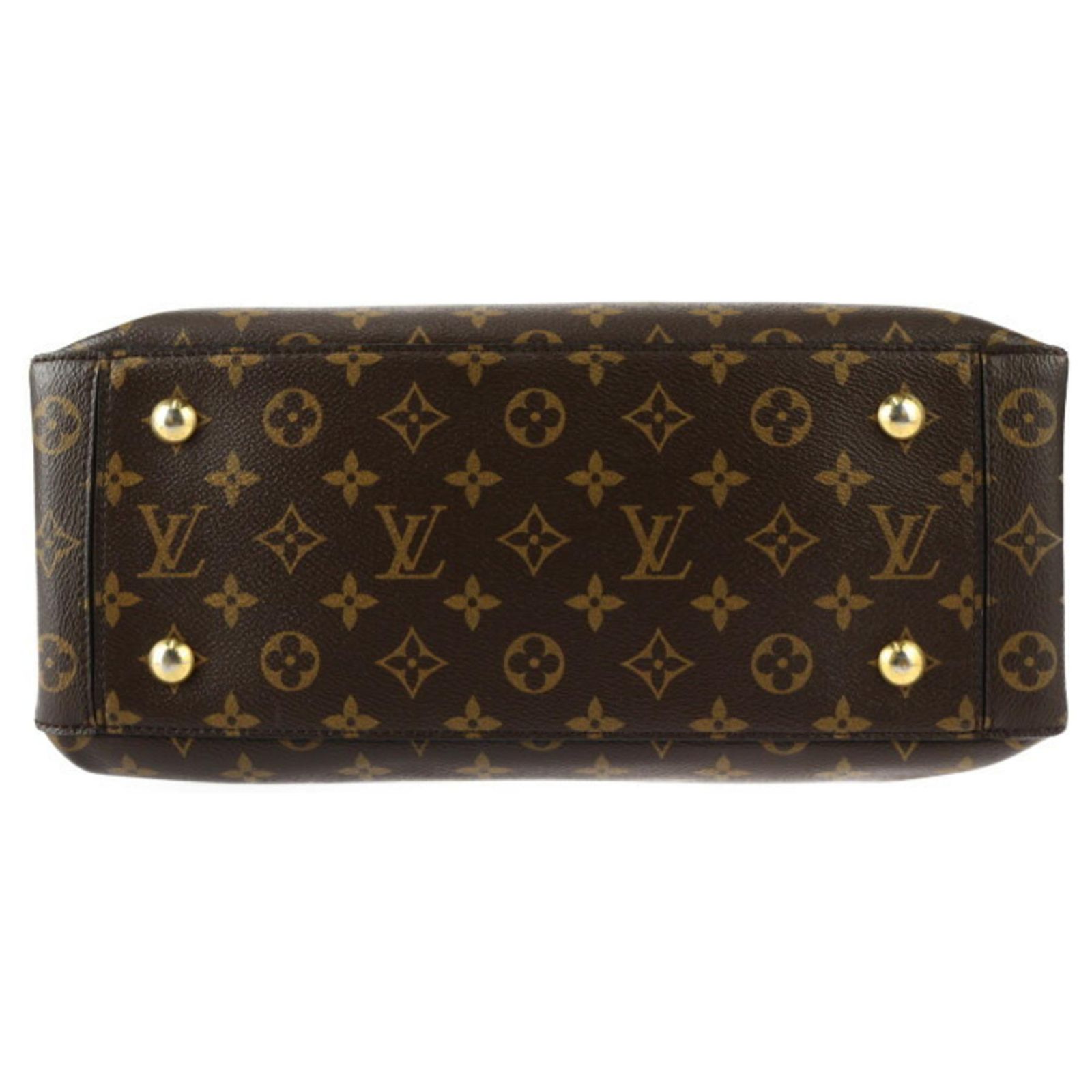 Louis Vuitton Flower Tote Monogram Handtasche Braun Schwarz Leder 