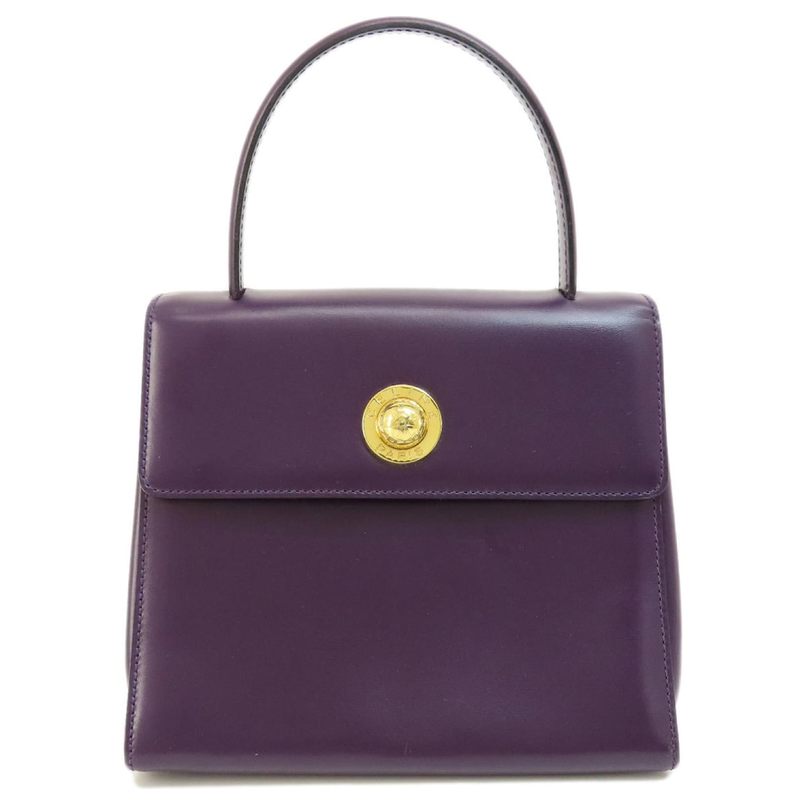 Céline Celine Star Ball Handbag Purple Leather ref.JC1492848 (Sold