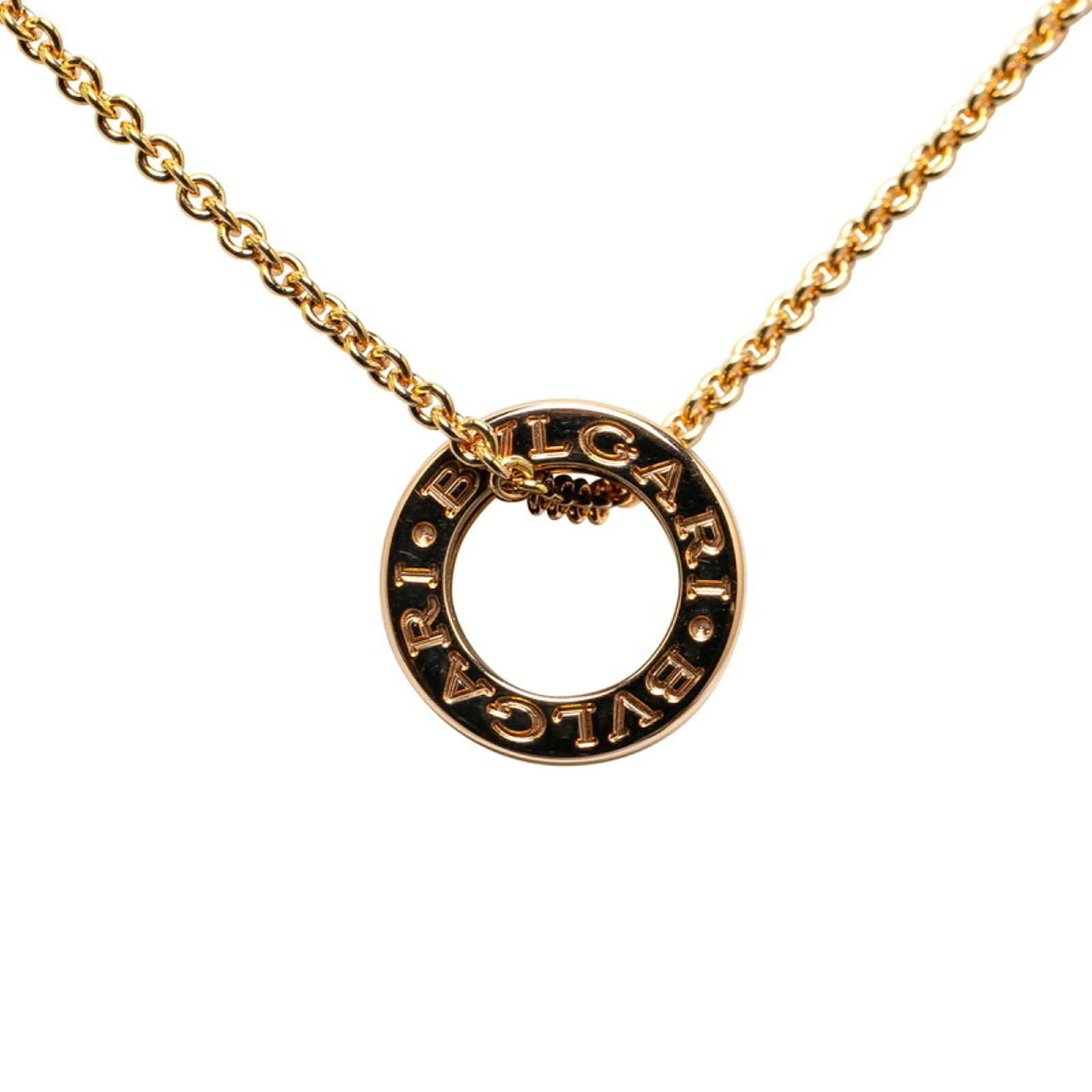 Bulgari Bvlgari Necklace Black Golden Pink gold ref