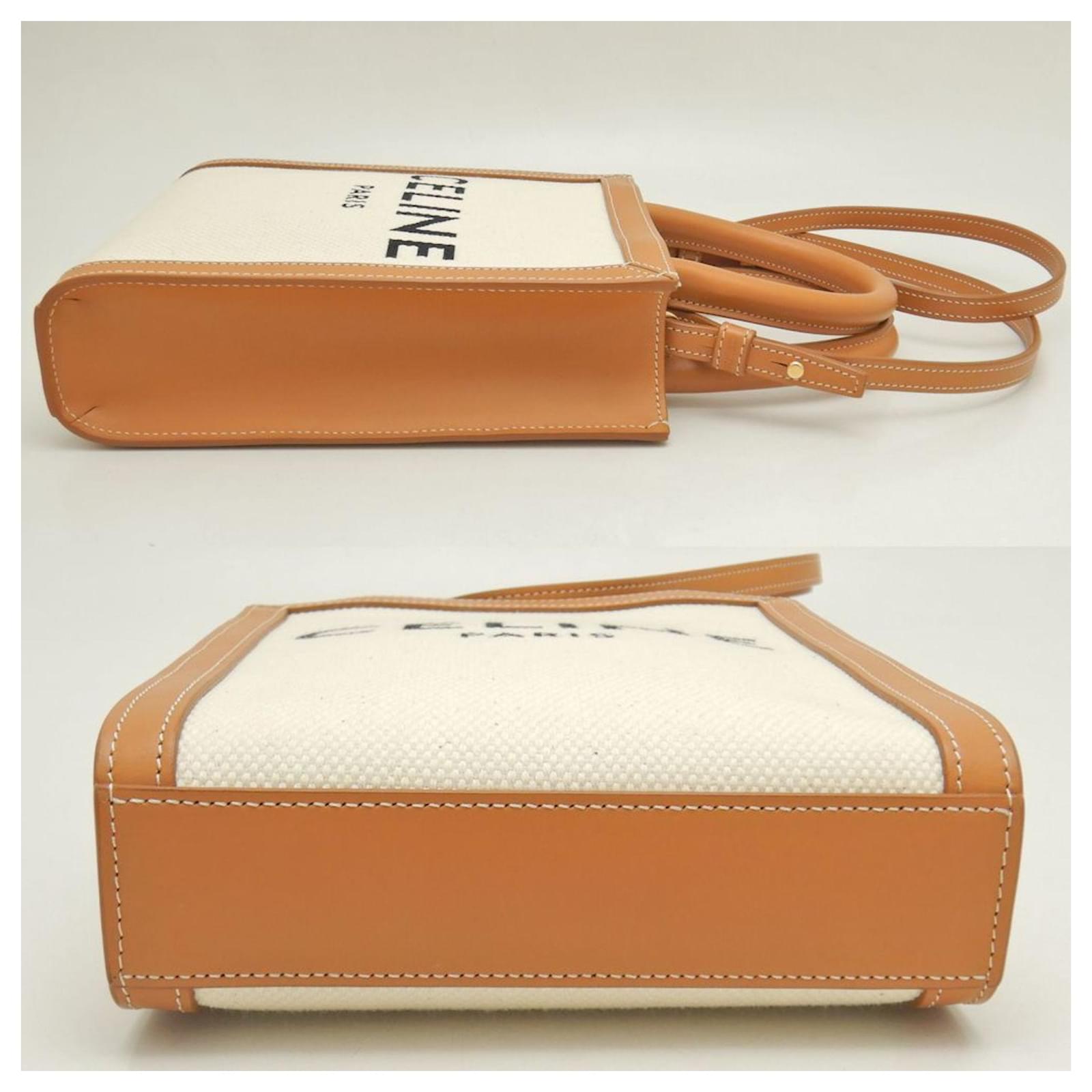 ☆☆CELINE☆☆ 24SS (193302BNZ 02IN) Women’s Cabas Vertical Celine Mini Vertical Hippo Natural/Tan 193302BNZ.02NT