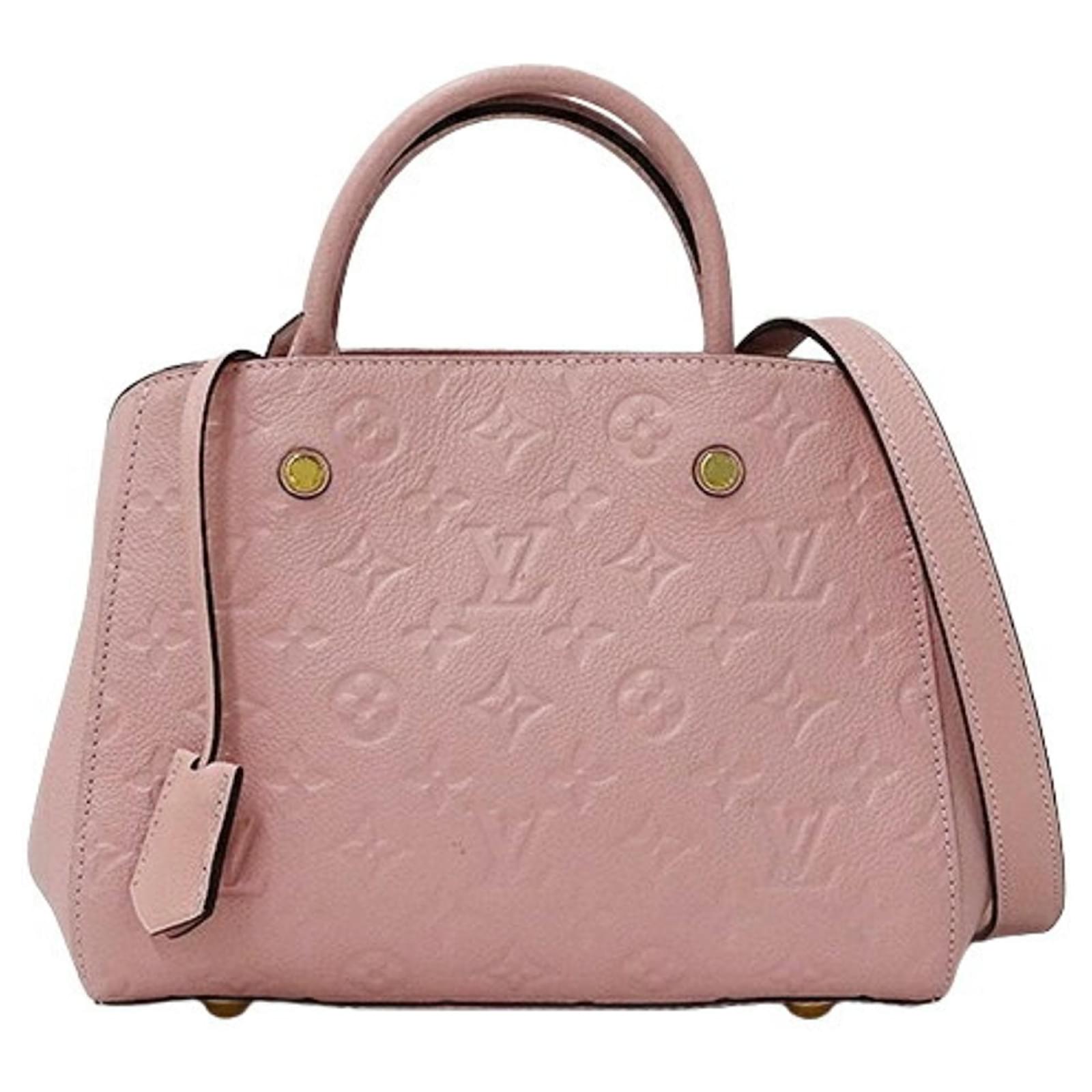 Louis Vuitton Monogram Empreinte Handbag Pink Cloth ref.1494621 - Joli  Closet