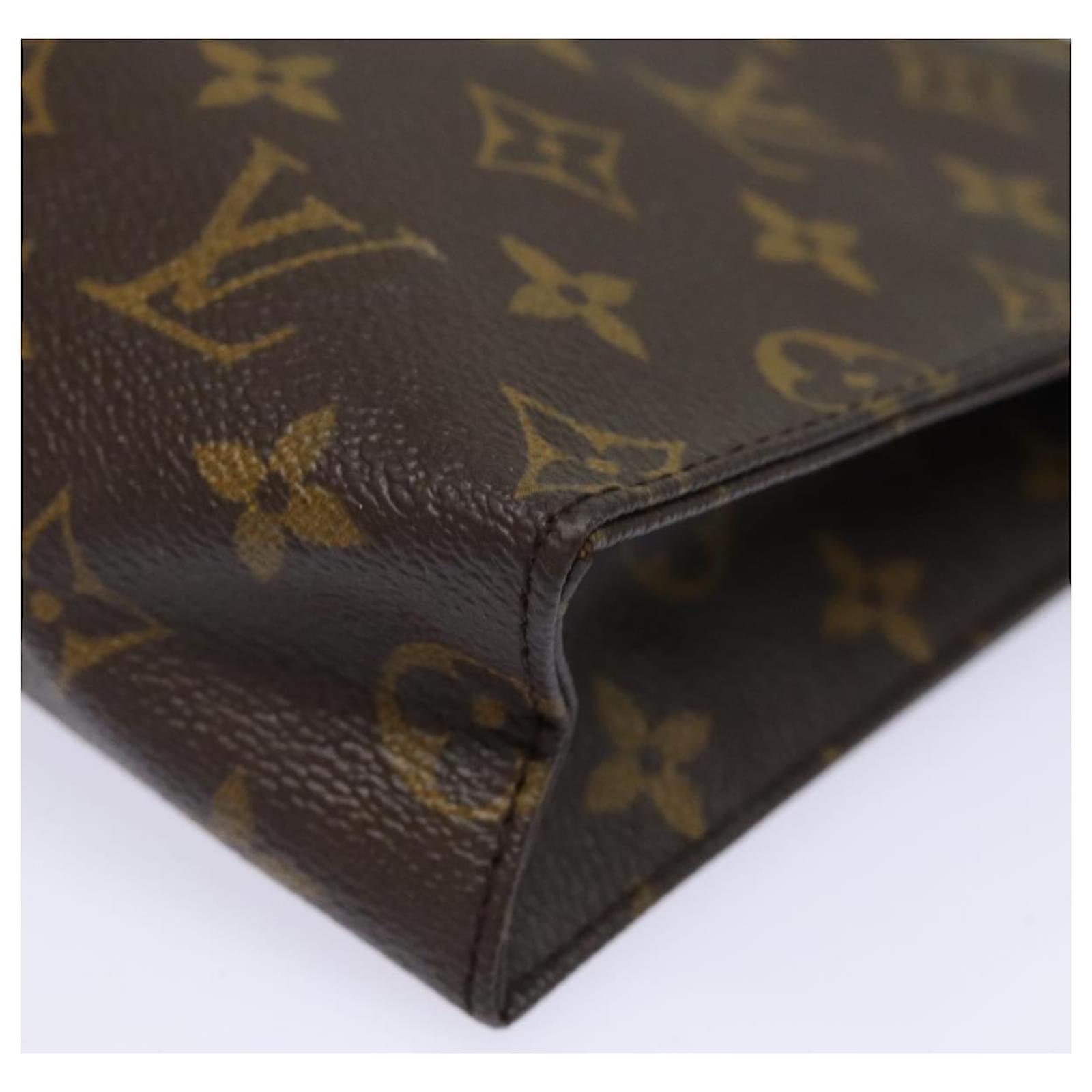 LOUIS VUITTON Monogram Poche Toilette 26 Pouch M47542 LV Auth  